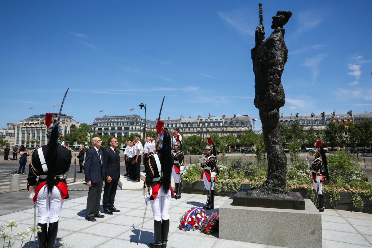Macron warns of resurgent demons of antisemitism as France honors Alfred Dreyfus Macron warns of resurgent demons of antisemitism as France honors Alfred Dreyfus