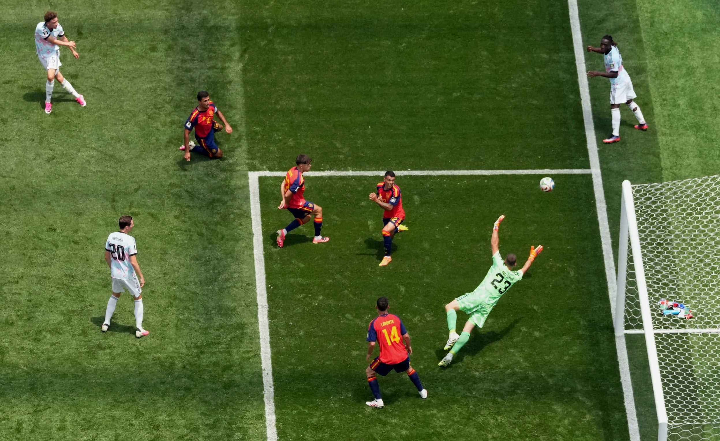 Unai Simon and Spain finally conceded against Belgium
