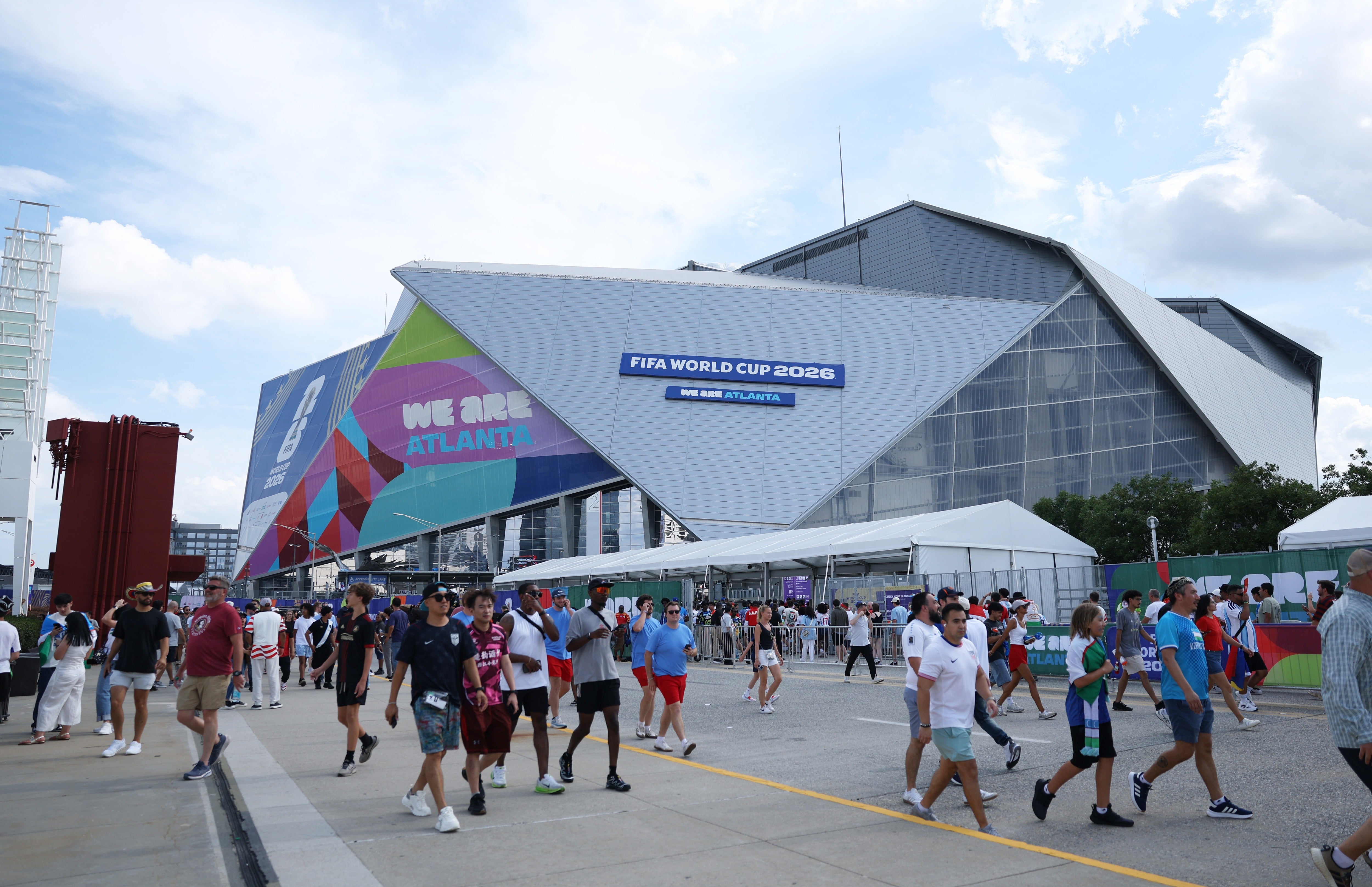 Soccer fans from around the world have descended on Atlanta this summer to watch the eight planned soccer matches at Mercedez Benz stadium