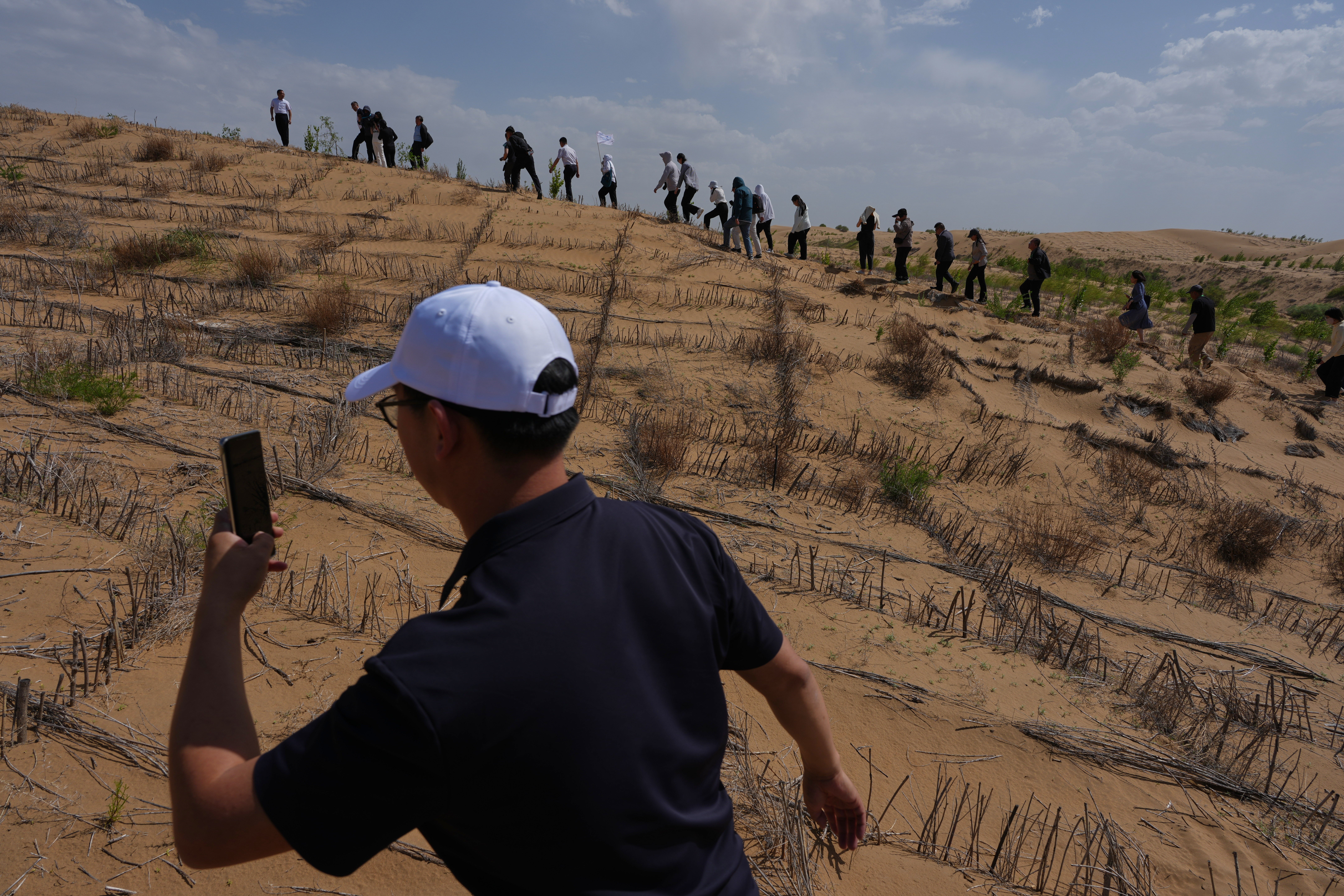 ccording to data published by state media, the extent of desertified land in northern China peaked in 2000, but has since been reduced by over 1,000 square kilometres