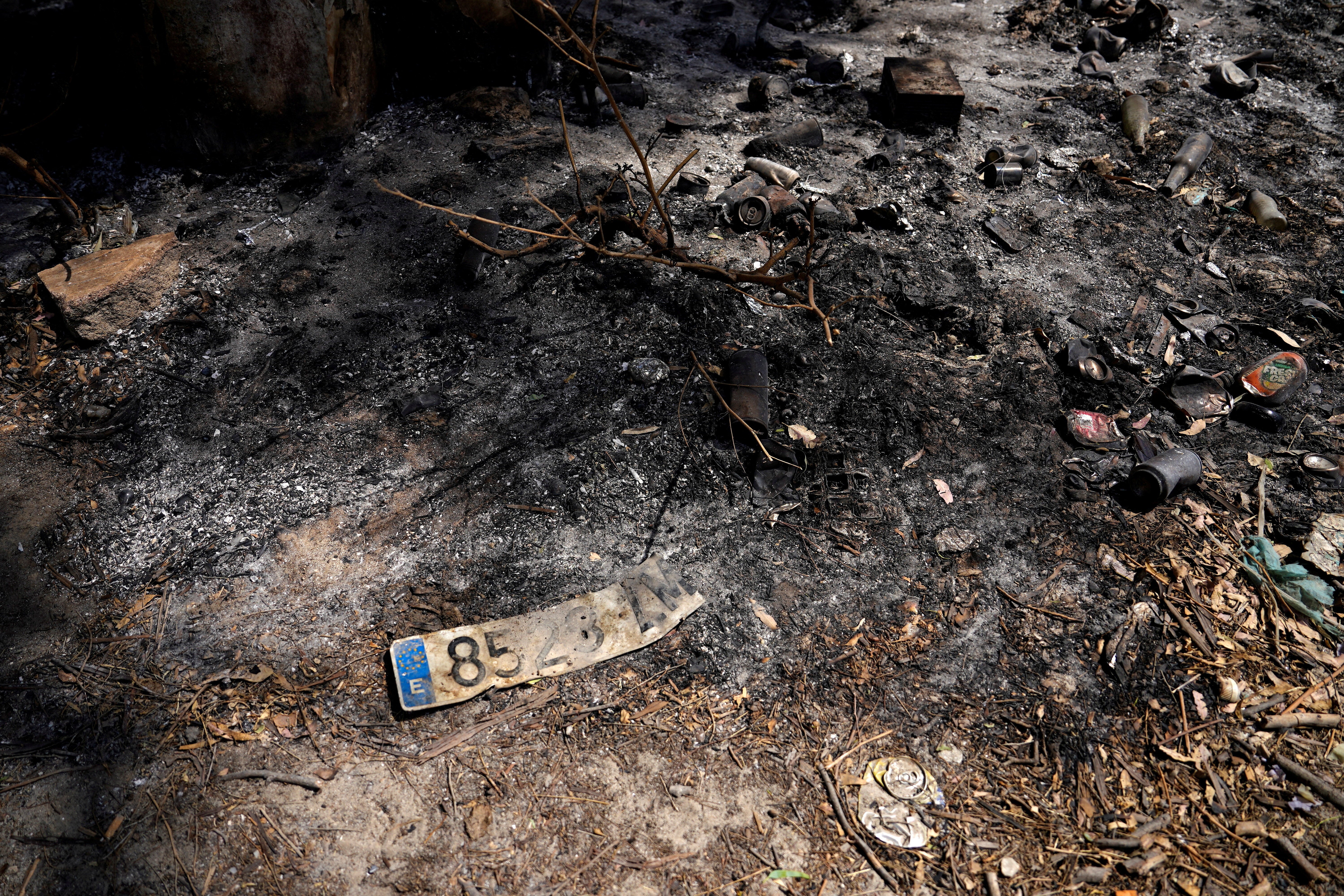 Burnt area around houses after a deadly wildfire in Almocaizar, Almeria, Spain, July 12, 2026. REUTERS/Ana Beltran