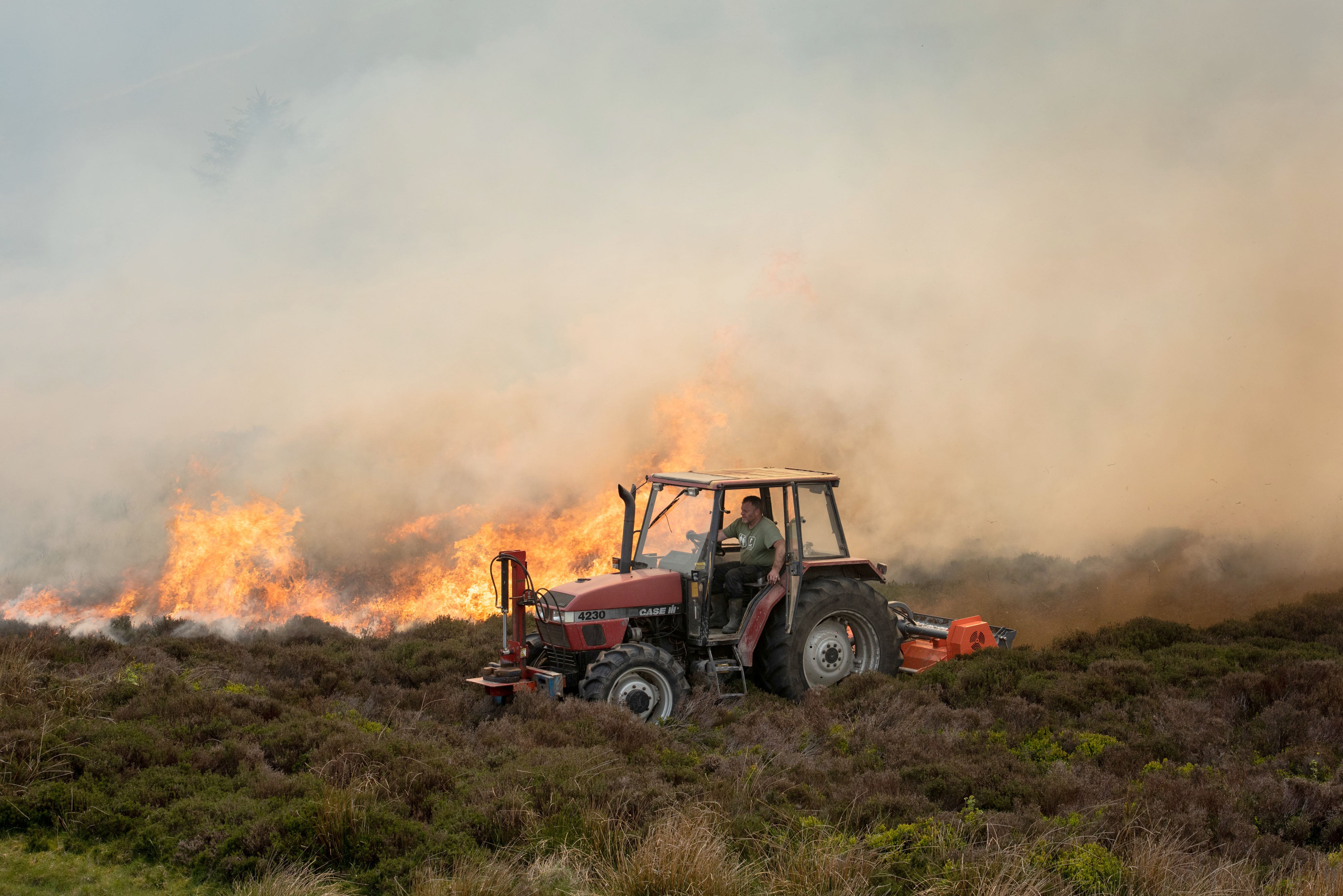 North Wales has seen numerous bushfires in recent weeks