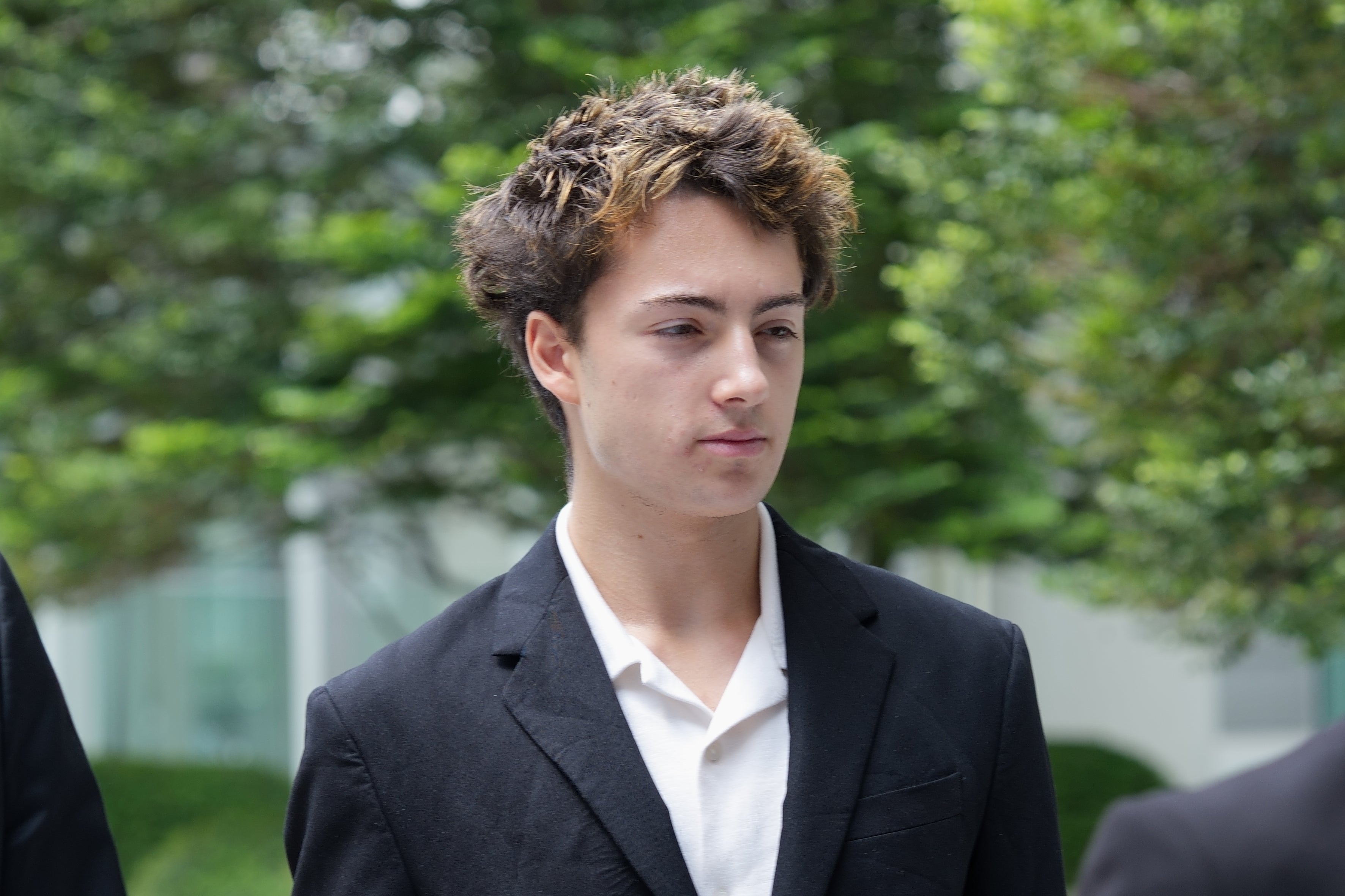 Didier Gaspard Owen Maximilien arrives at the State Courts building in Singapore, Monday, July 13, 2026. (AP Photo/David Hu) (Copyright 2026 The Associated Press. All rights reserved)
