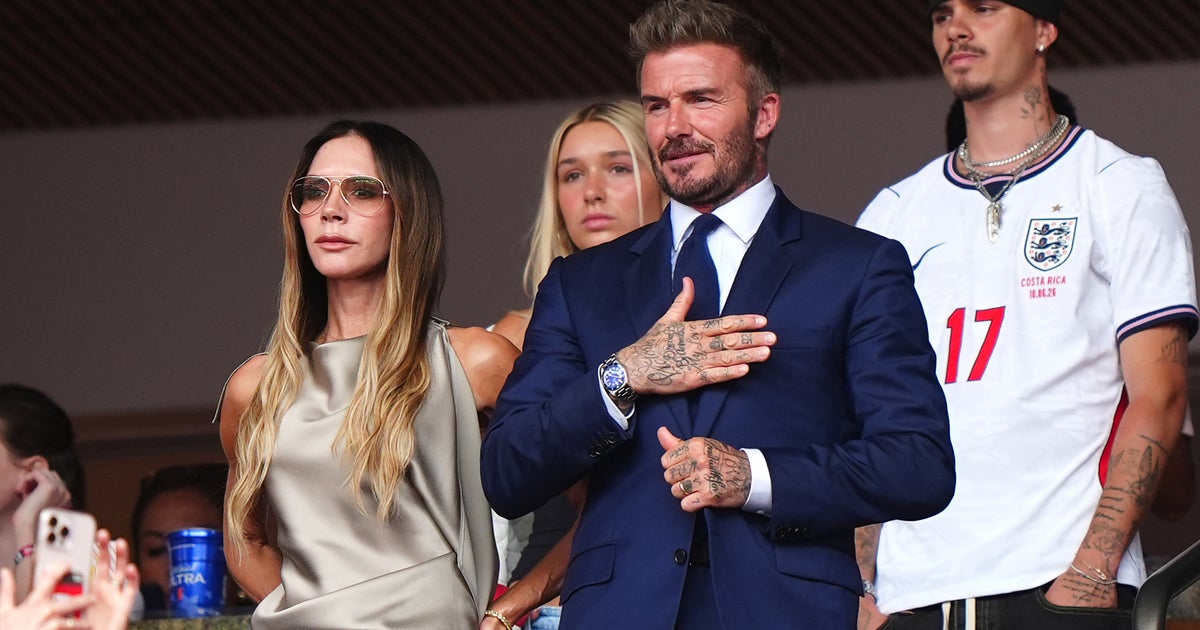 David Beckham defends Victoria after her unusual World Cup 'celebration'  goes viral | The Independent