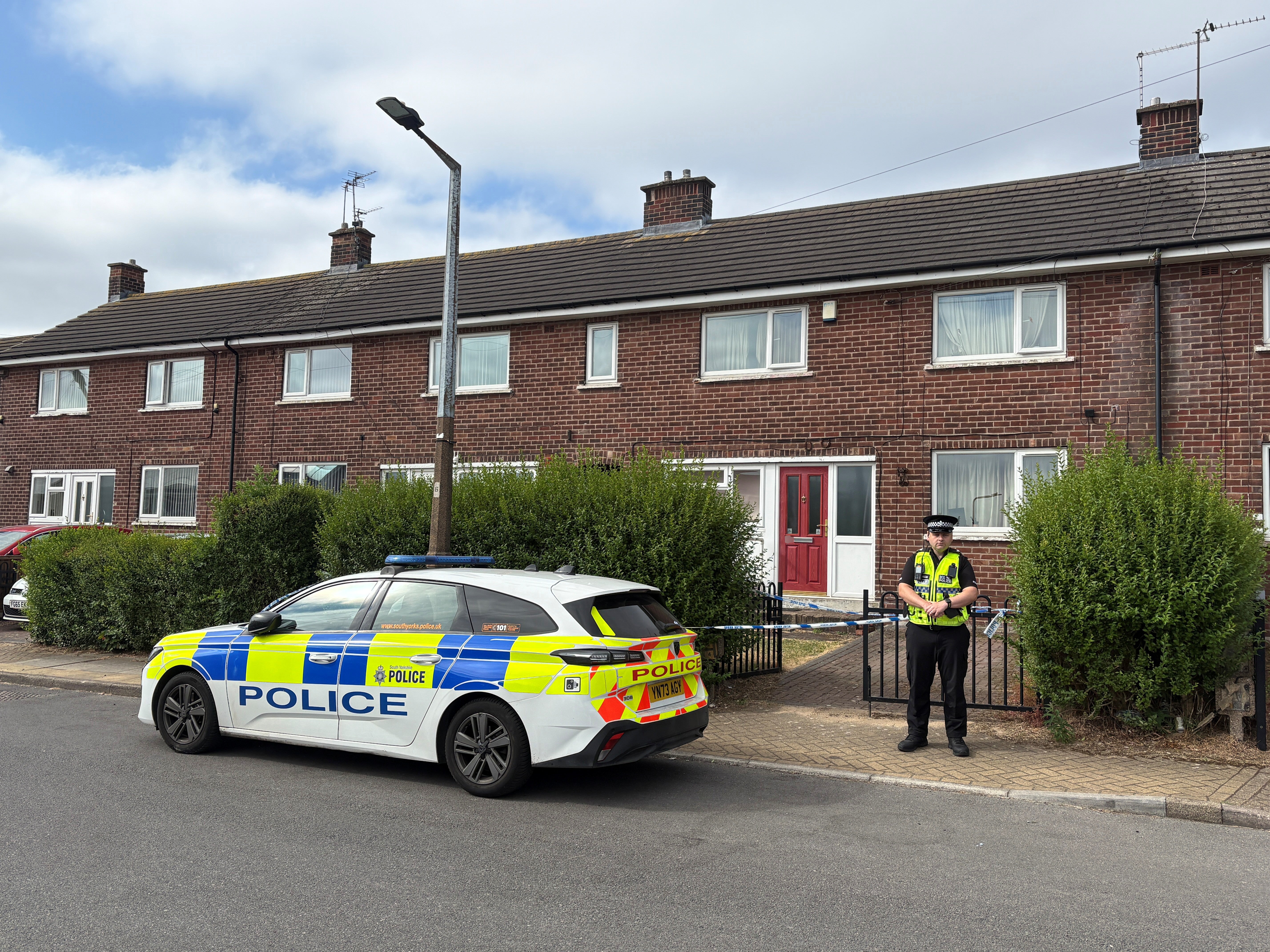 Police activity outside a house on Byrley Road in the Kimberworth Park area of ​​Rotherham is thought to be linked to the Ann Widdecombe murder investigation