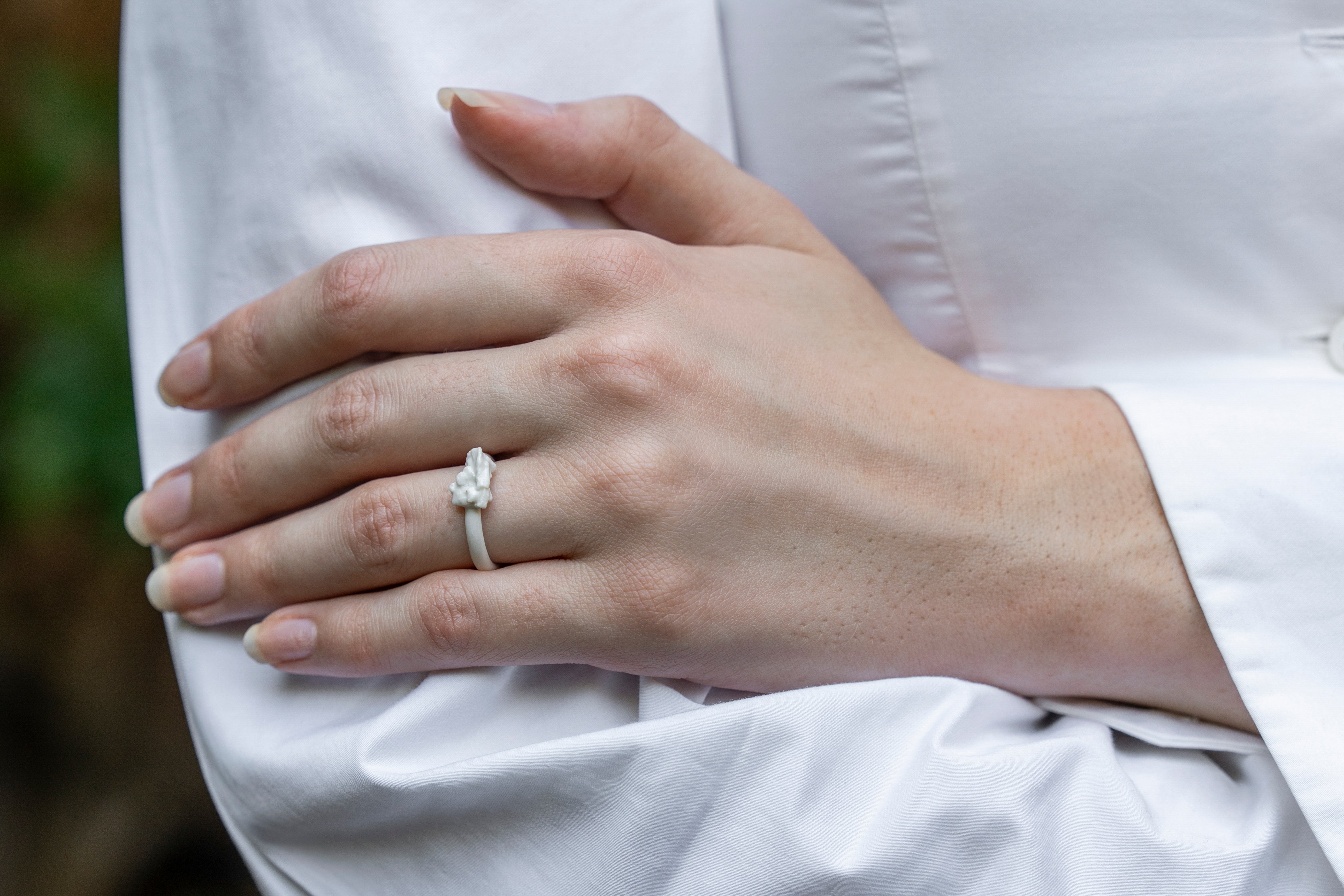 Sam Chatto made the engagement ring himself (PA)