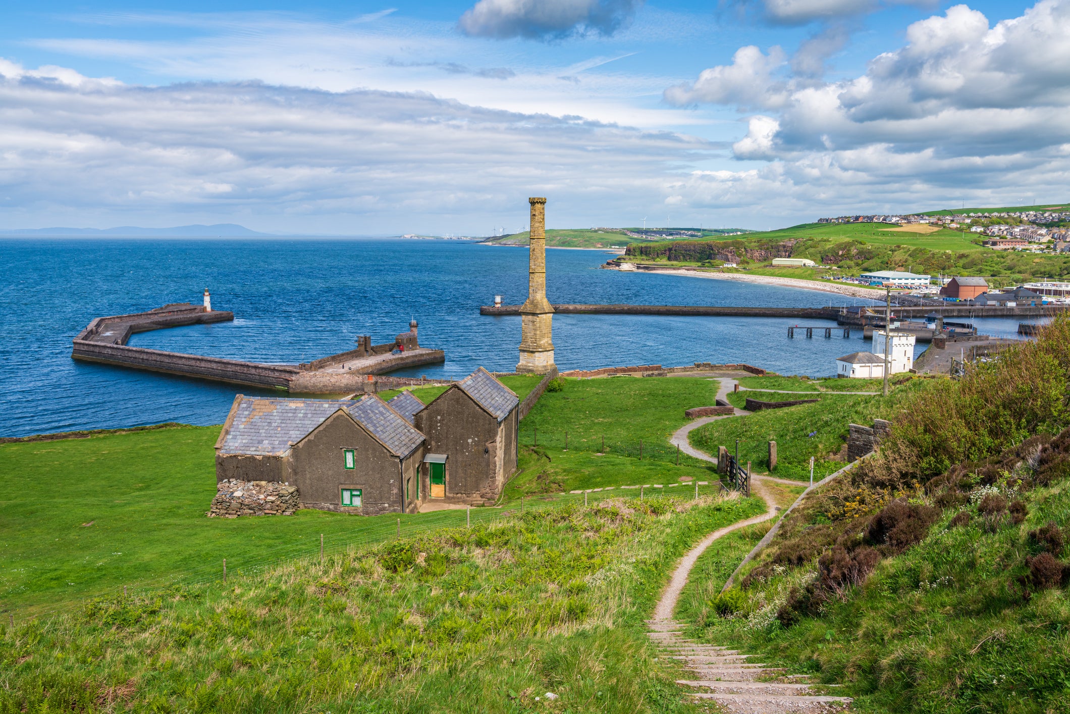 Whitehaven is great for both scenic rail travel and coastal walks