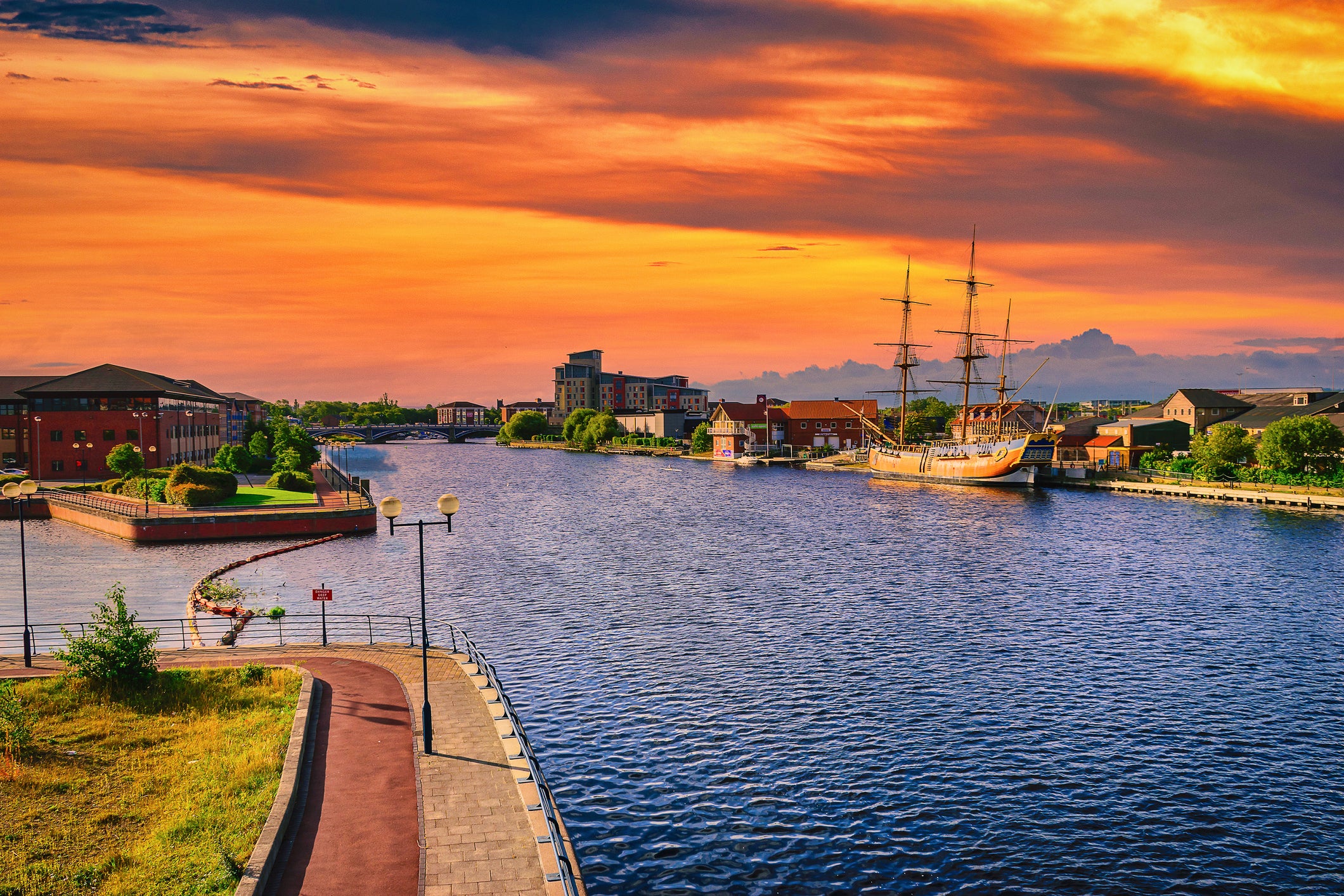 Stockton-on-Tees has invested £23 million to create the Stockton Waterfront Urban Park
