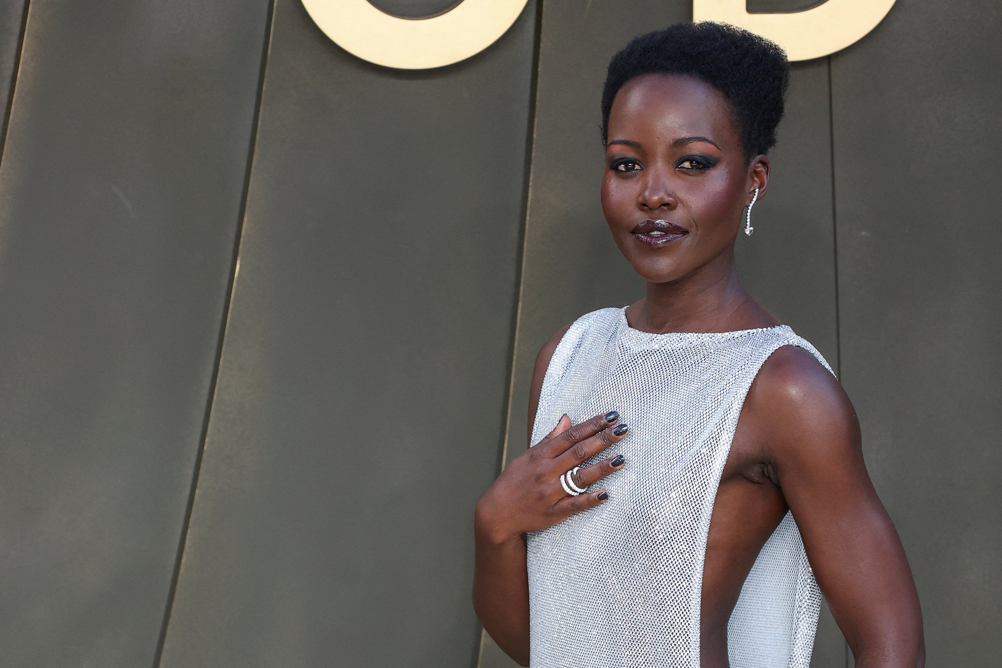 Cast member Lupita Nyong’o attends the "The Odyssey" world premiere in London, Britain, July 6, 2026. REUTERS/Isabel Infantes