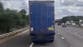 Lorry driver asleep at wheel swerves across busy motorway