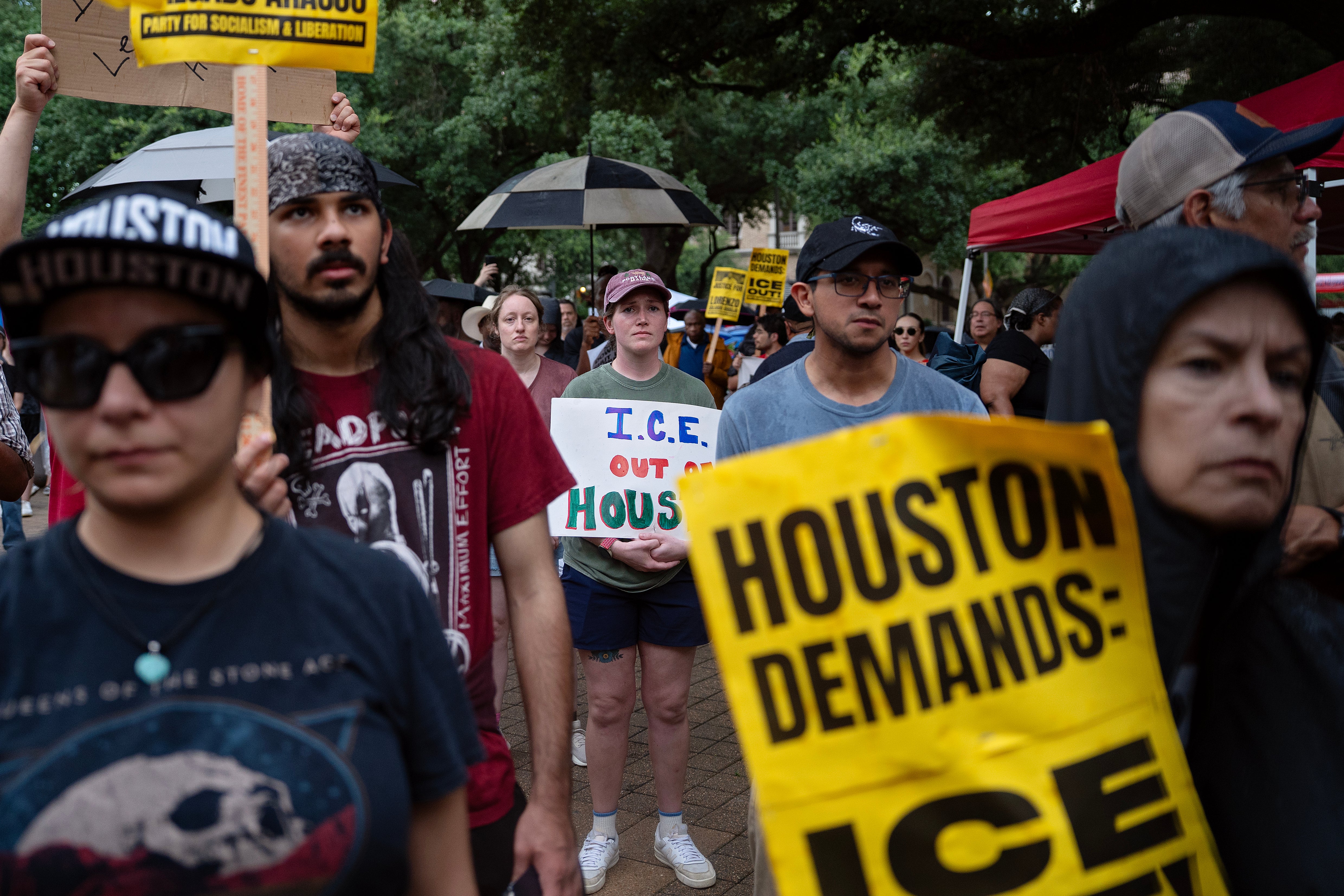 The Maine shooting , and comes less than a week after ICE agents fatally shot a Mexican father in Texas on his way to work (Getty)