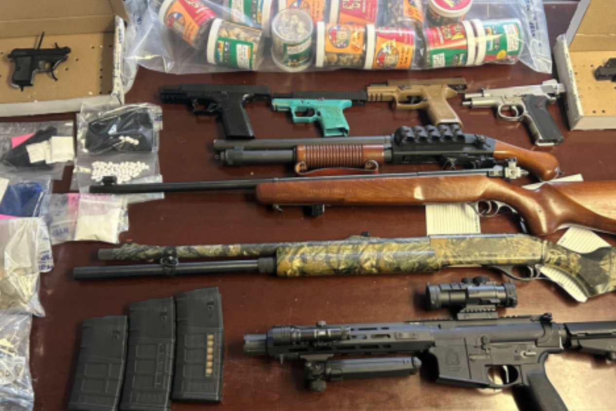 When investigators ran a background check, they found no record of an FBI agent named John Fiore. Instead, the search revealed Fiore’s arrest from May, in which he was charged with multiple counts of criminal possession of a weapon (New York State Police)