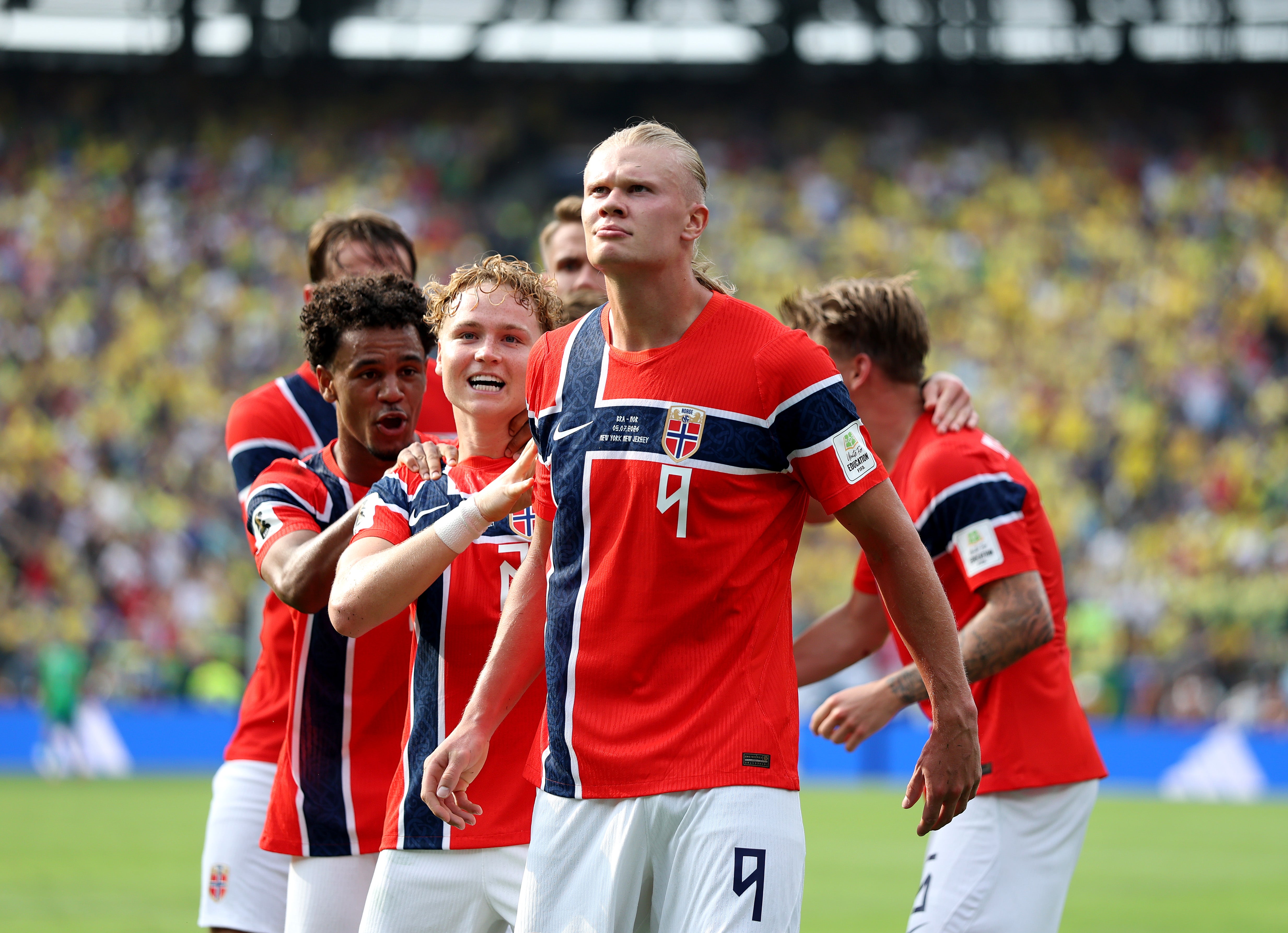 Haaland has won over the internet with his carefree behavior and silly faces