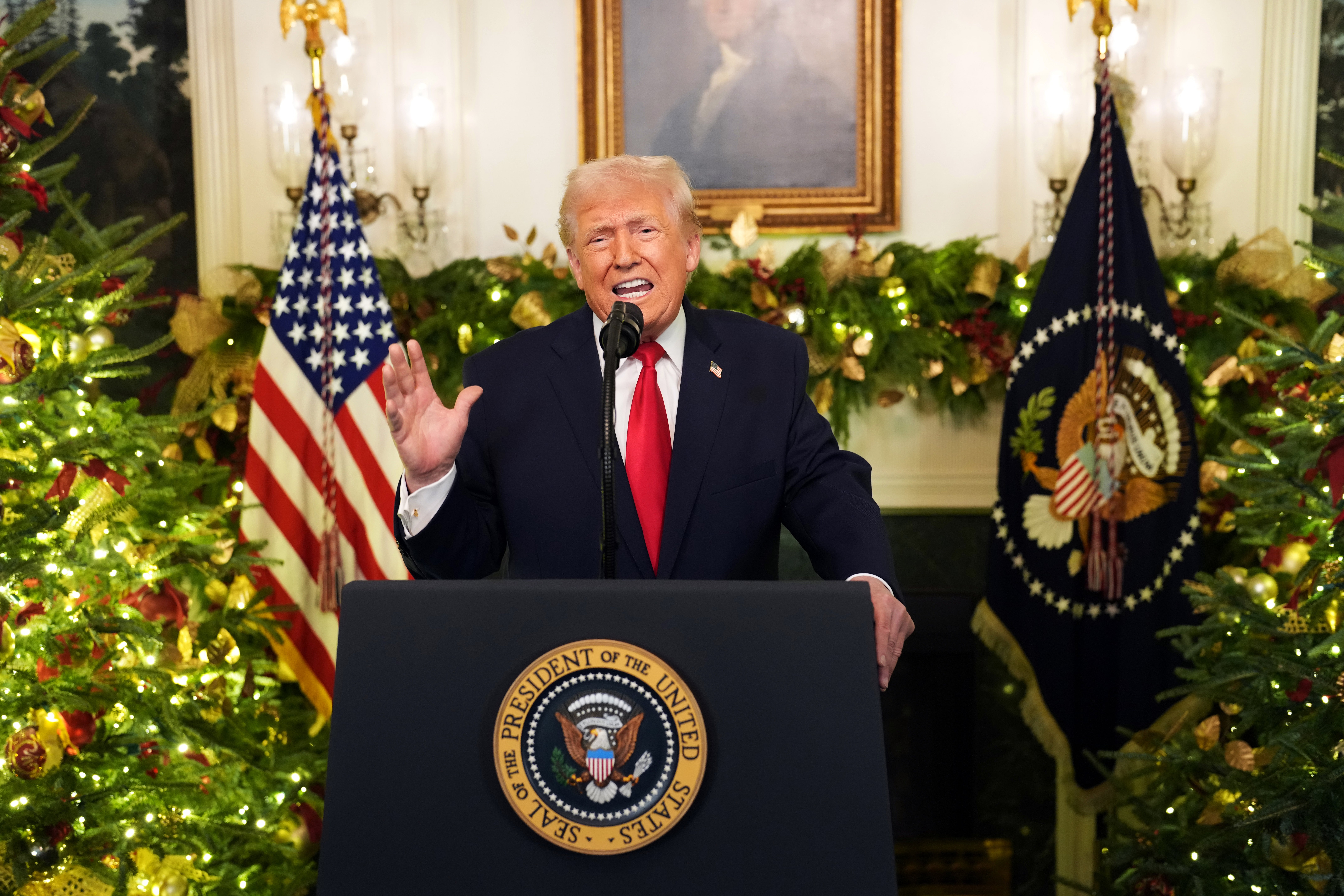 Trump cryptically announces plans for Thursday night national address