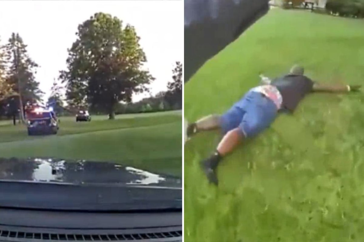 Suspect sought for attempted murder leads police chase through Ohio golf course