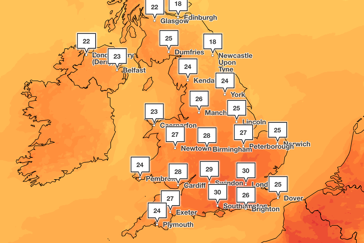 Quando terminará esta onda de calor no Reino Unido e quão quente ficará?