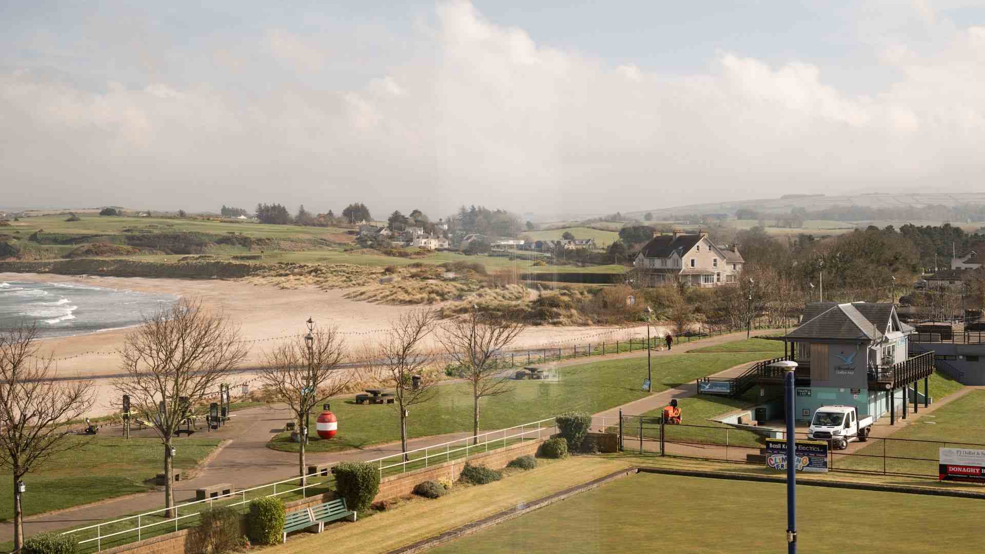 Marine Hotel Ballycastle offers a beachfront location