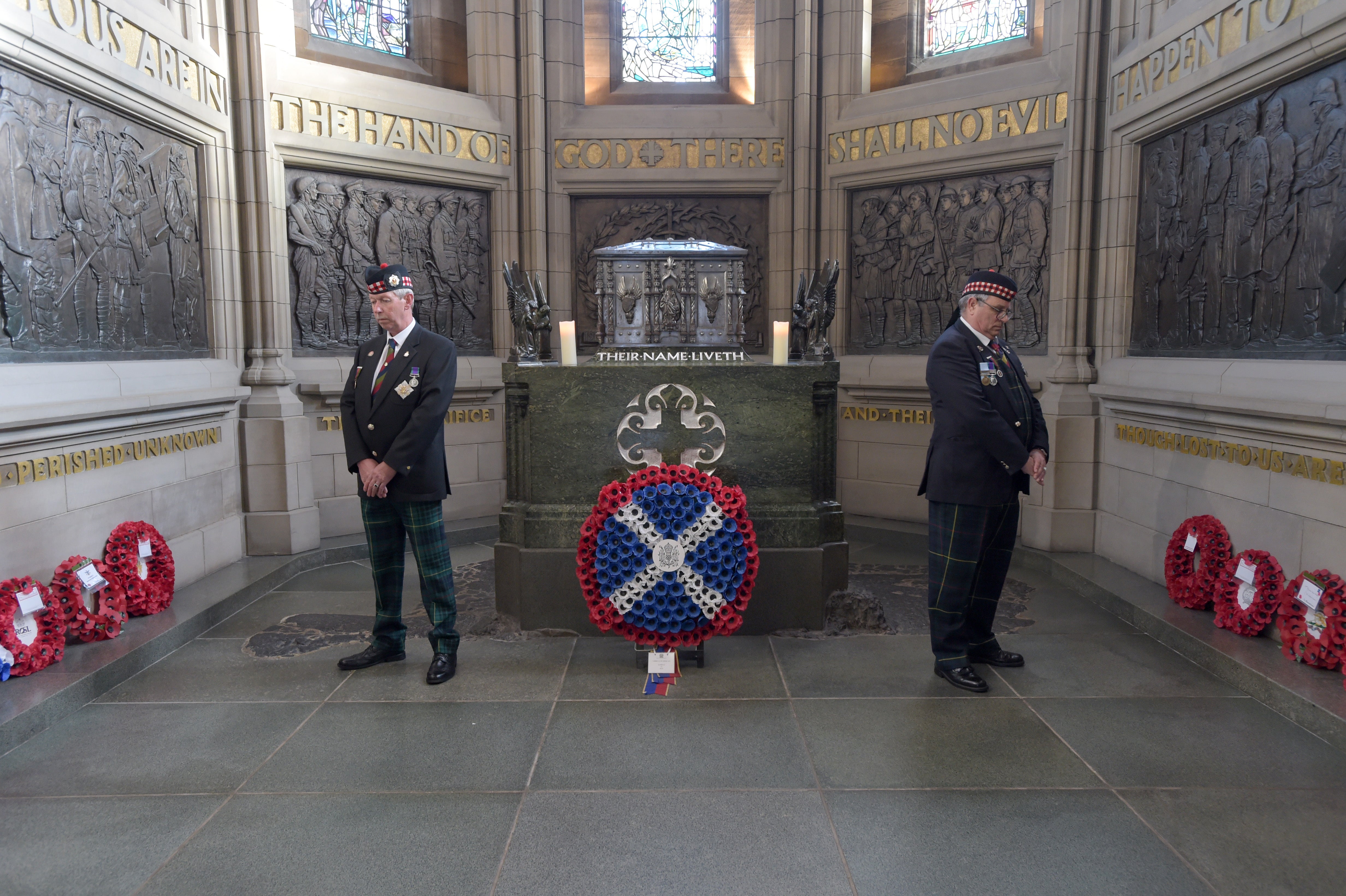 The Scottish National War Memorial is situated within Edinburgh Castle (Lesley Martin/PA) (PA Archive)
