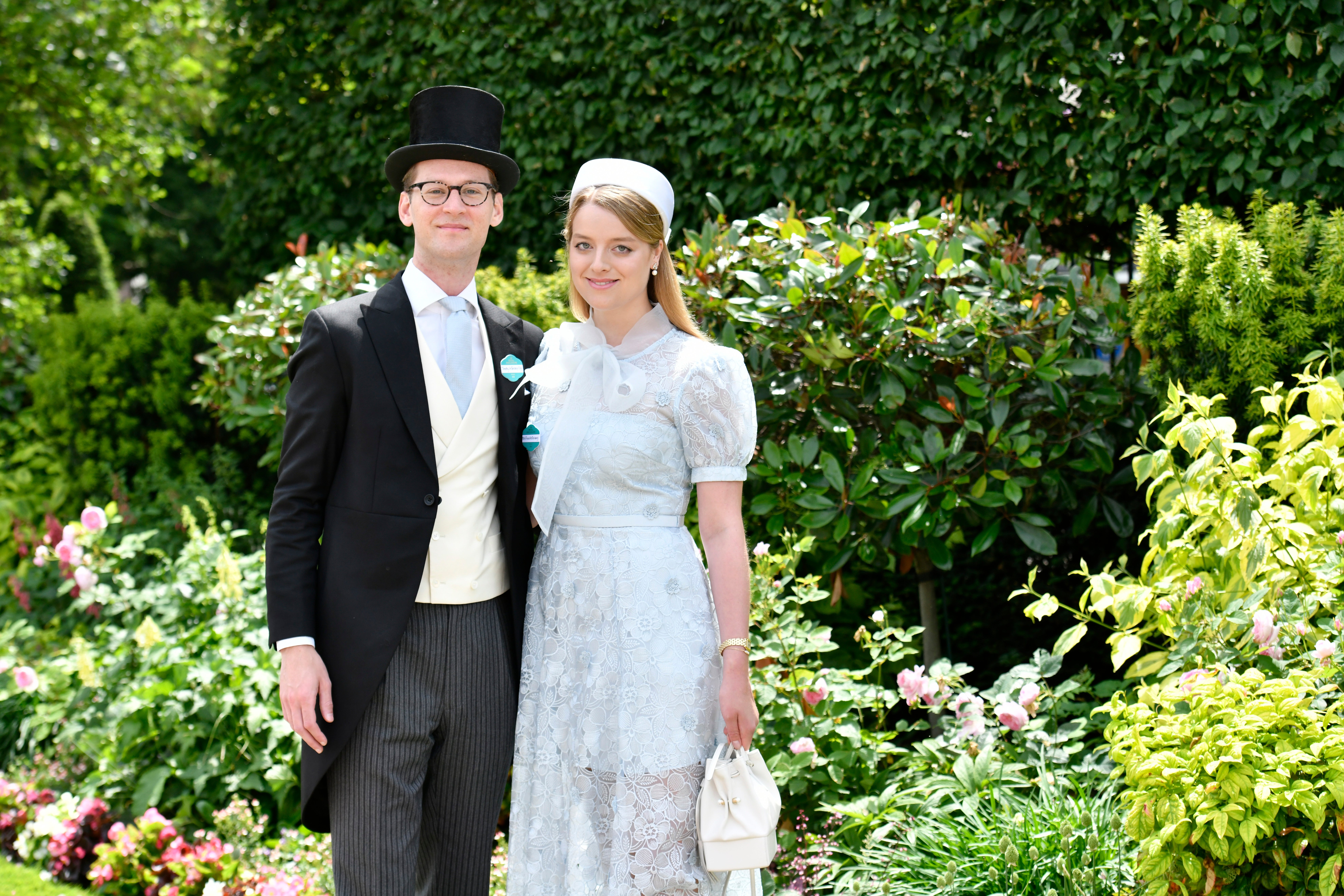 Flora Vesterberg with husband Timothy at Royal Ascot in 2023 (Getty)