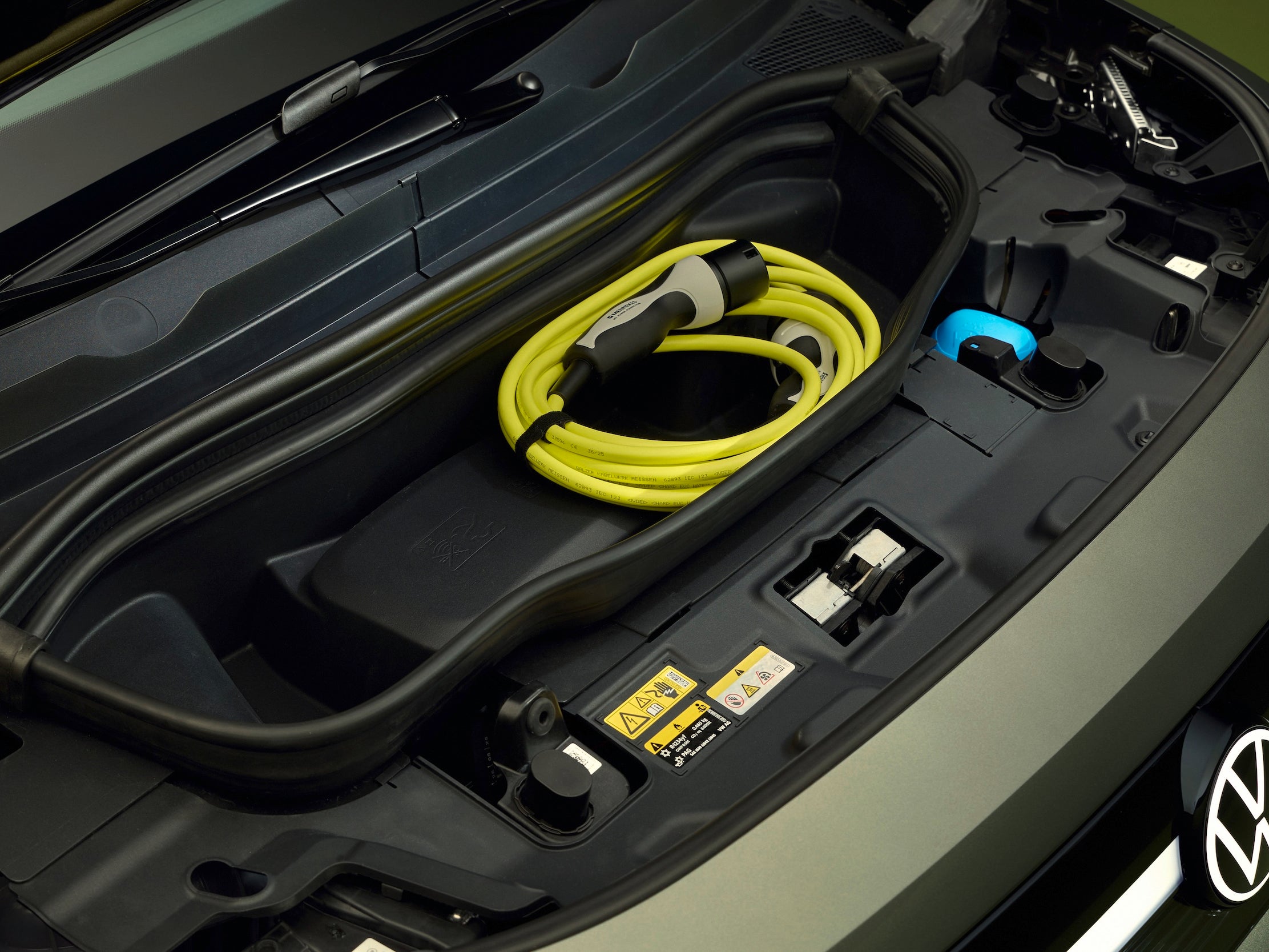 The ID. Cross gets a 25-litre frunk, ideal for storing charging cables (Volkswagen)