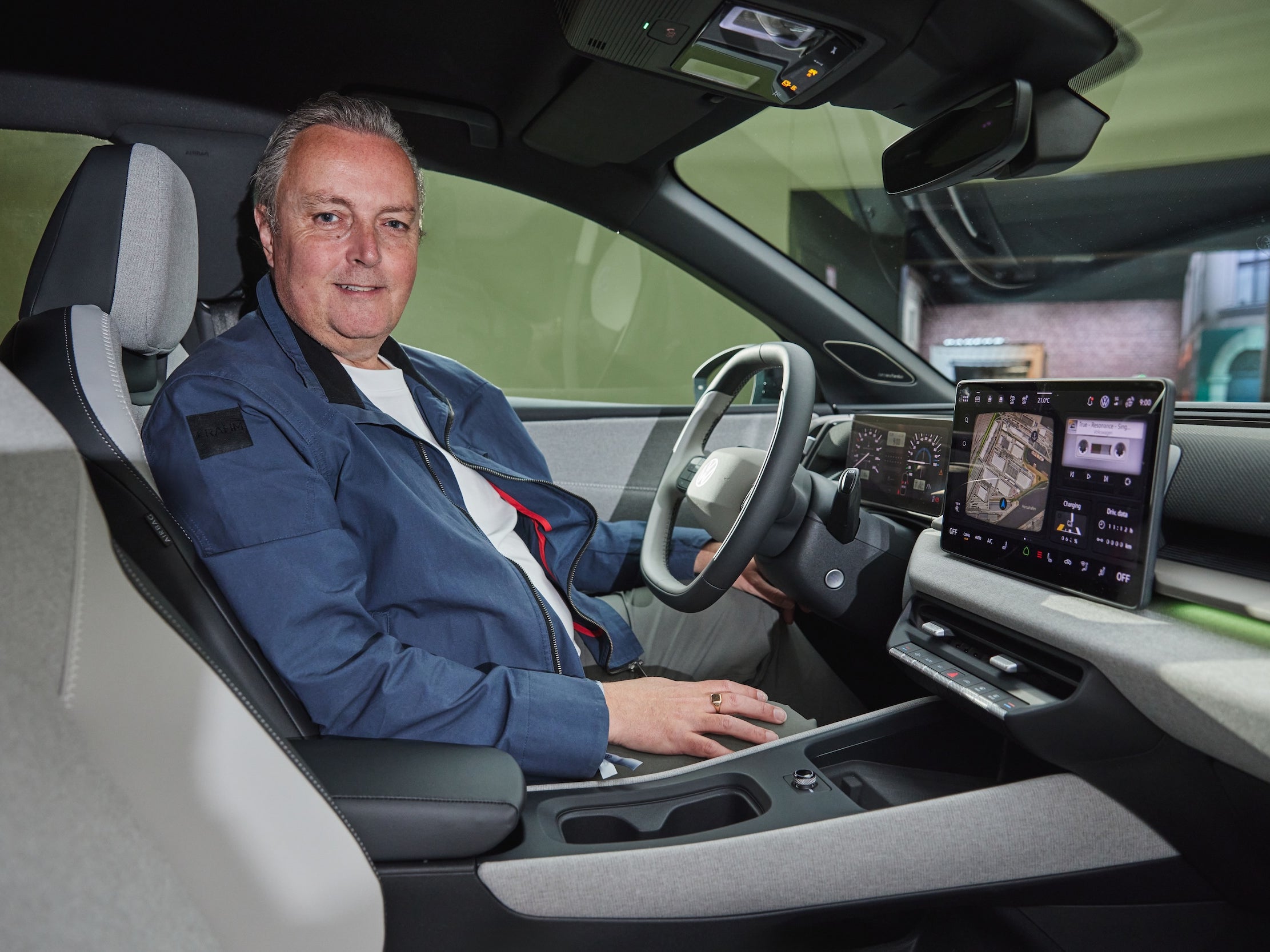 The upmarket interior of the Volkswagen ID. Cross, complete with a retro display theme, is one of the highlights of the car (Volkswagen)