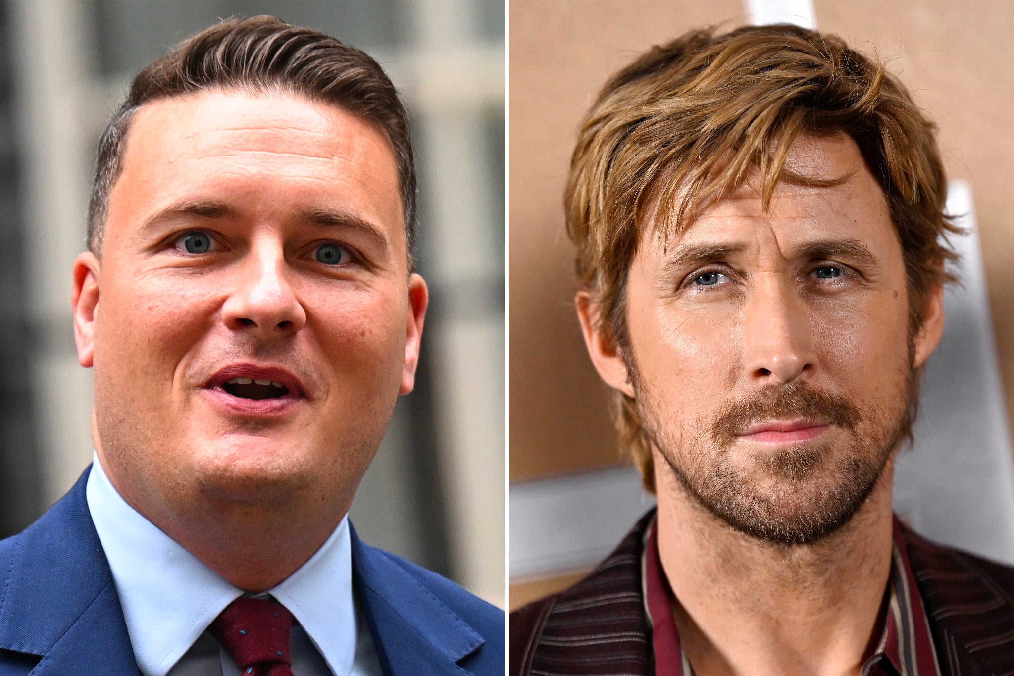 Former health secretary Wes Streeting was mistaken for Ryan Gosling and Nigel Farage
