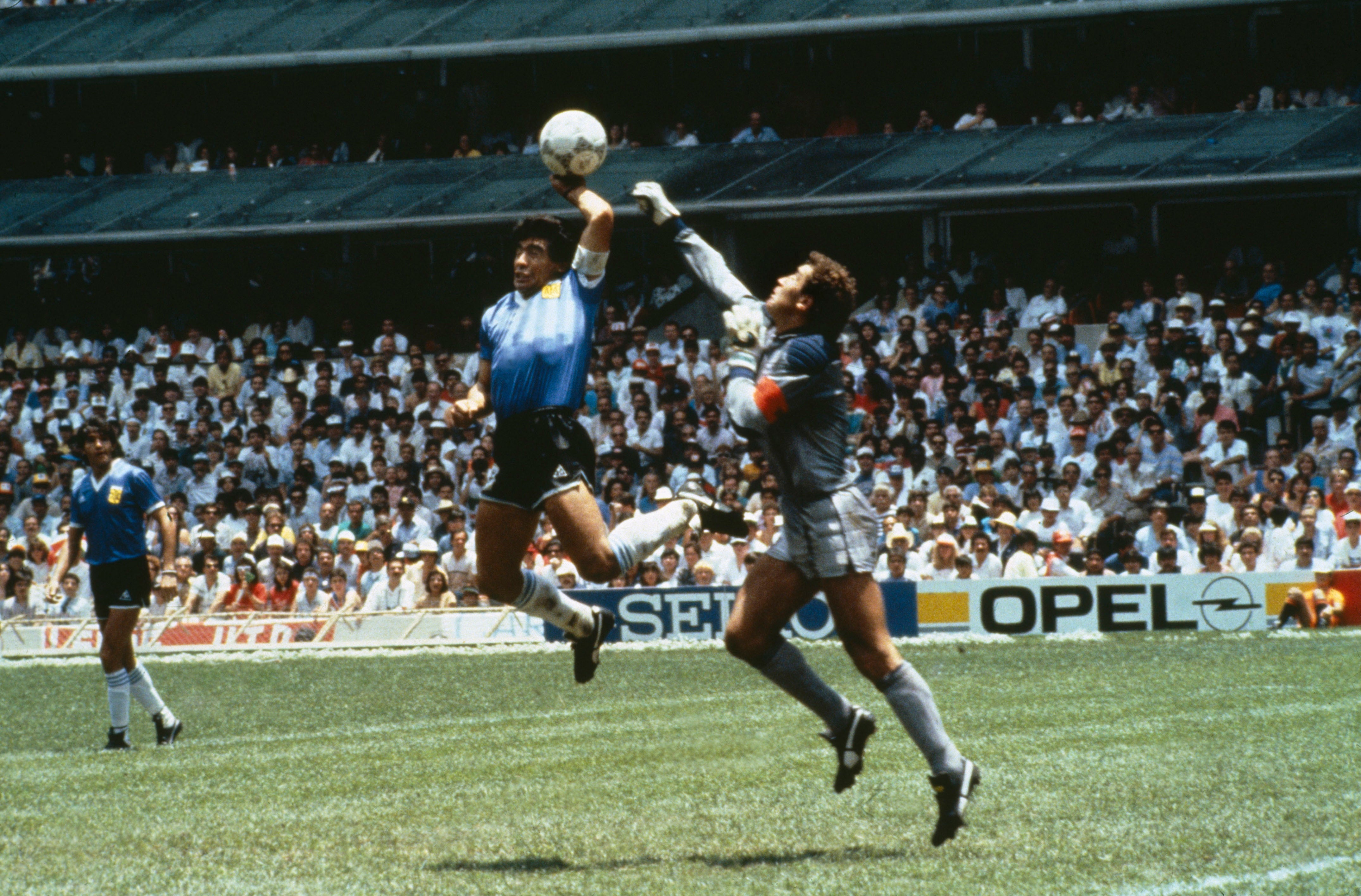 The shadow of Diego Maradona’s ‘Hand of God’ looms over England vs Argentina (Bob Thomas/Getty)