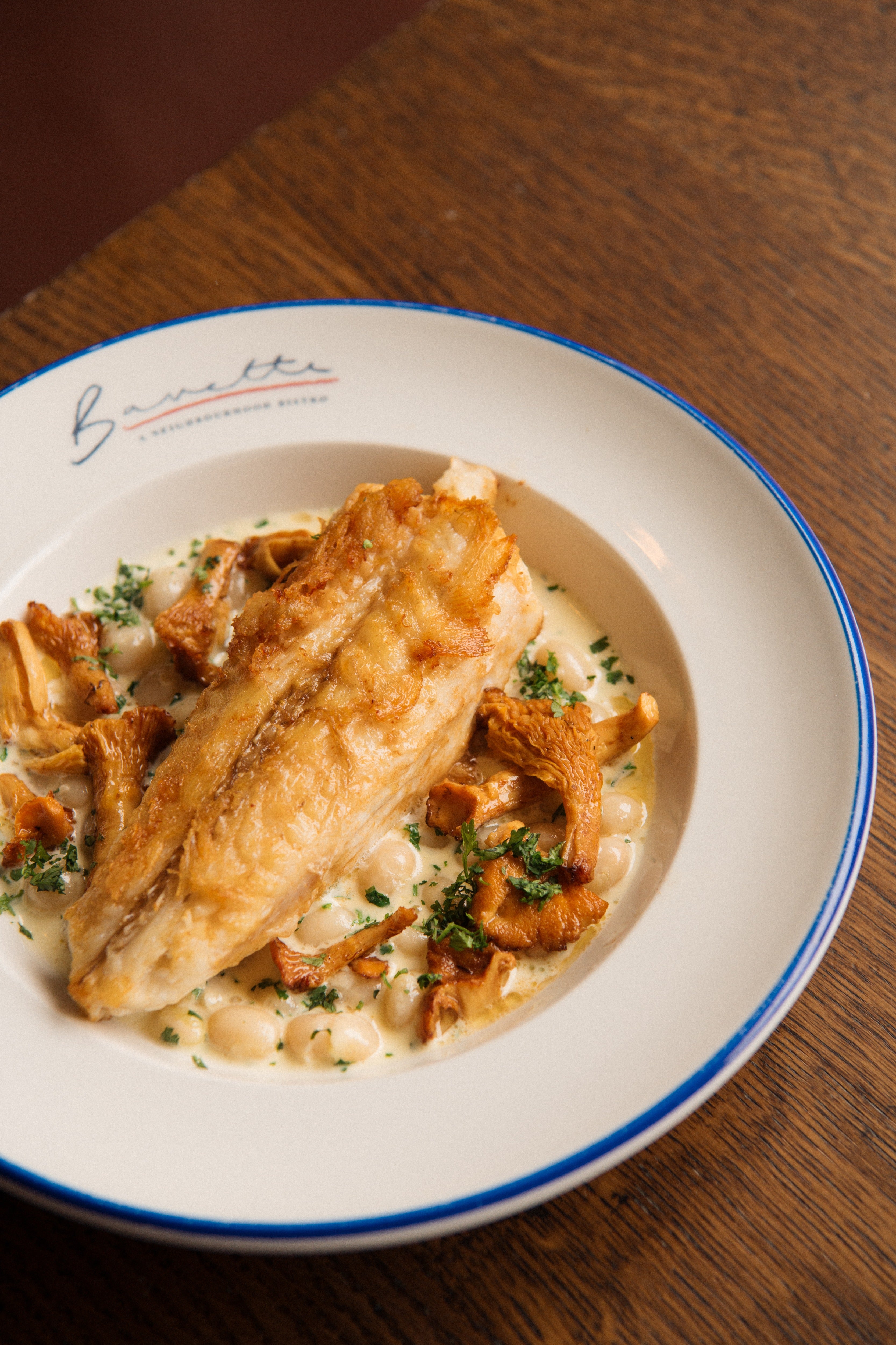 Creamy Breton beans make a rich, elegant partner for roast monkfish
