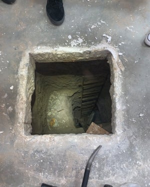 Six people were arrested in connection with the tunnel. Five have pleaded guilty and one is a fugitive after fleeing while awaiting sentencing