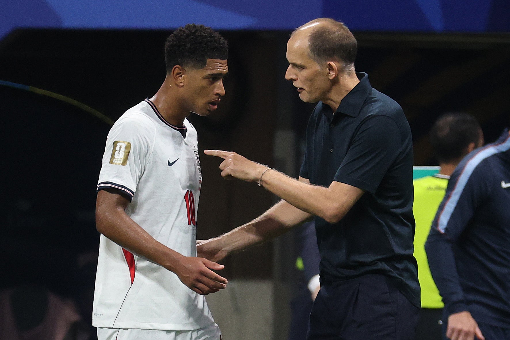 Bellingham and Thomas Tuchel had a difference of opinion after the win against Norway