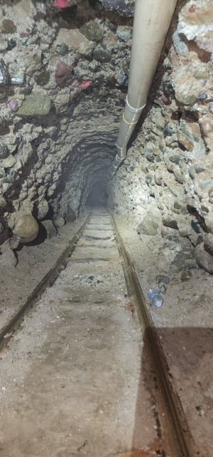 It had reinforced walls, a rail system, electricity and a ventilation system