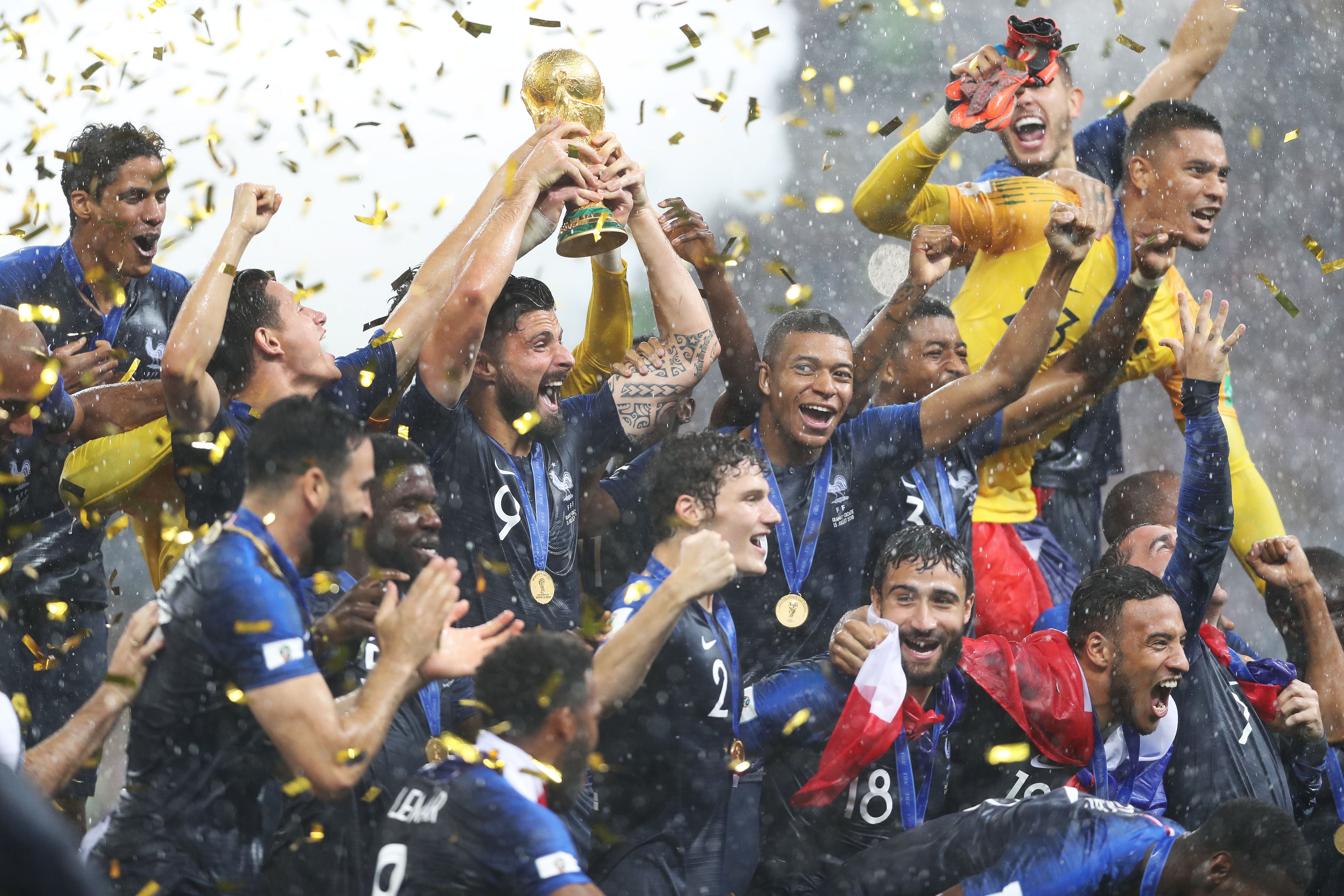 France beat Croatia to win the men’s World Cup final in Moscow on July 15 2018 (Owen Humphreys/PA)
