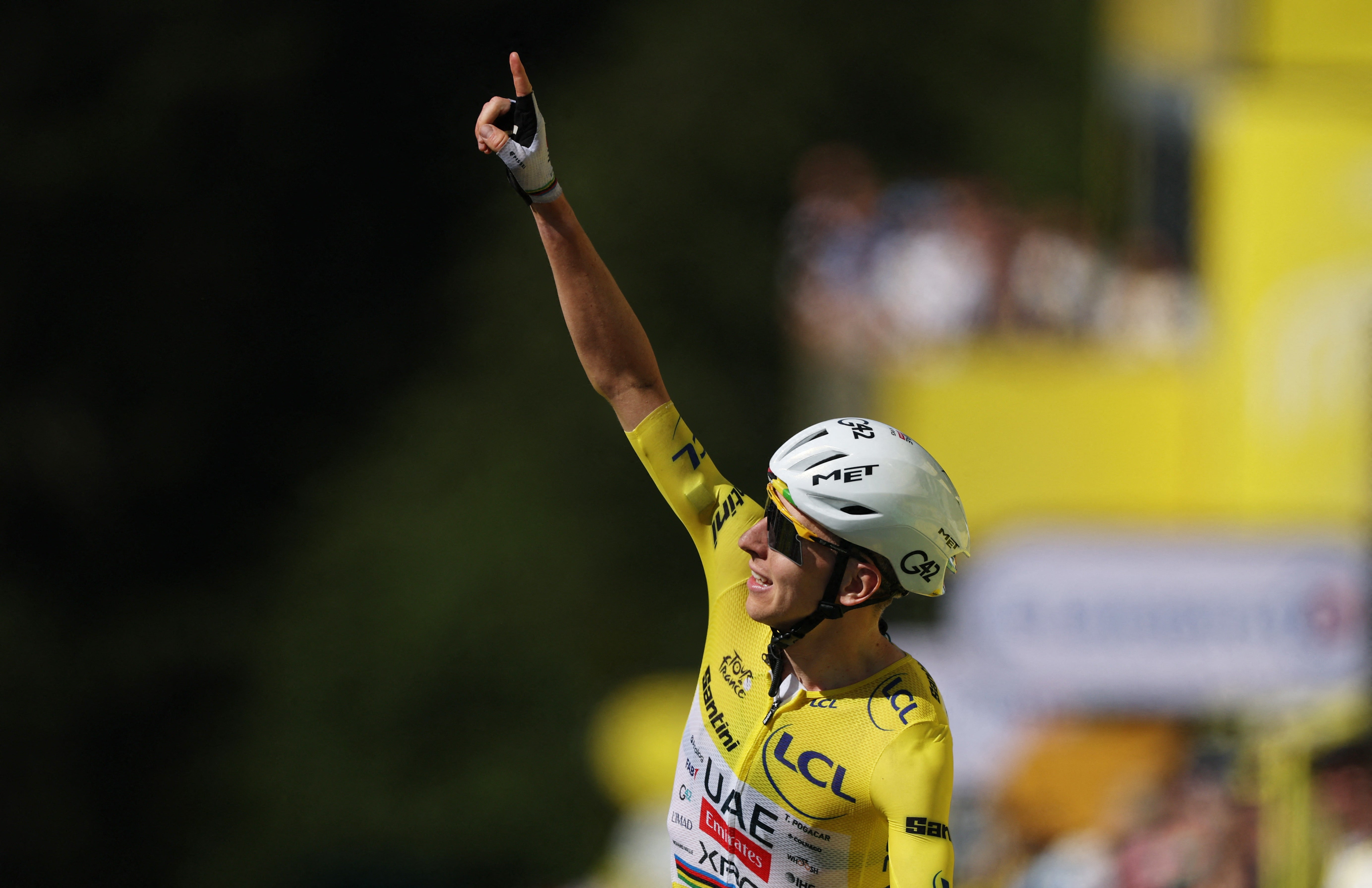 Imperious Tadej Pogacar wins Tour de France stage 10 on Bastille Day