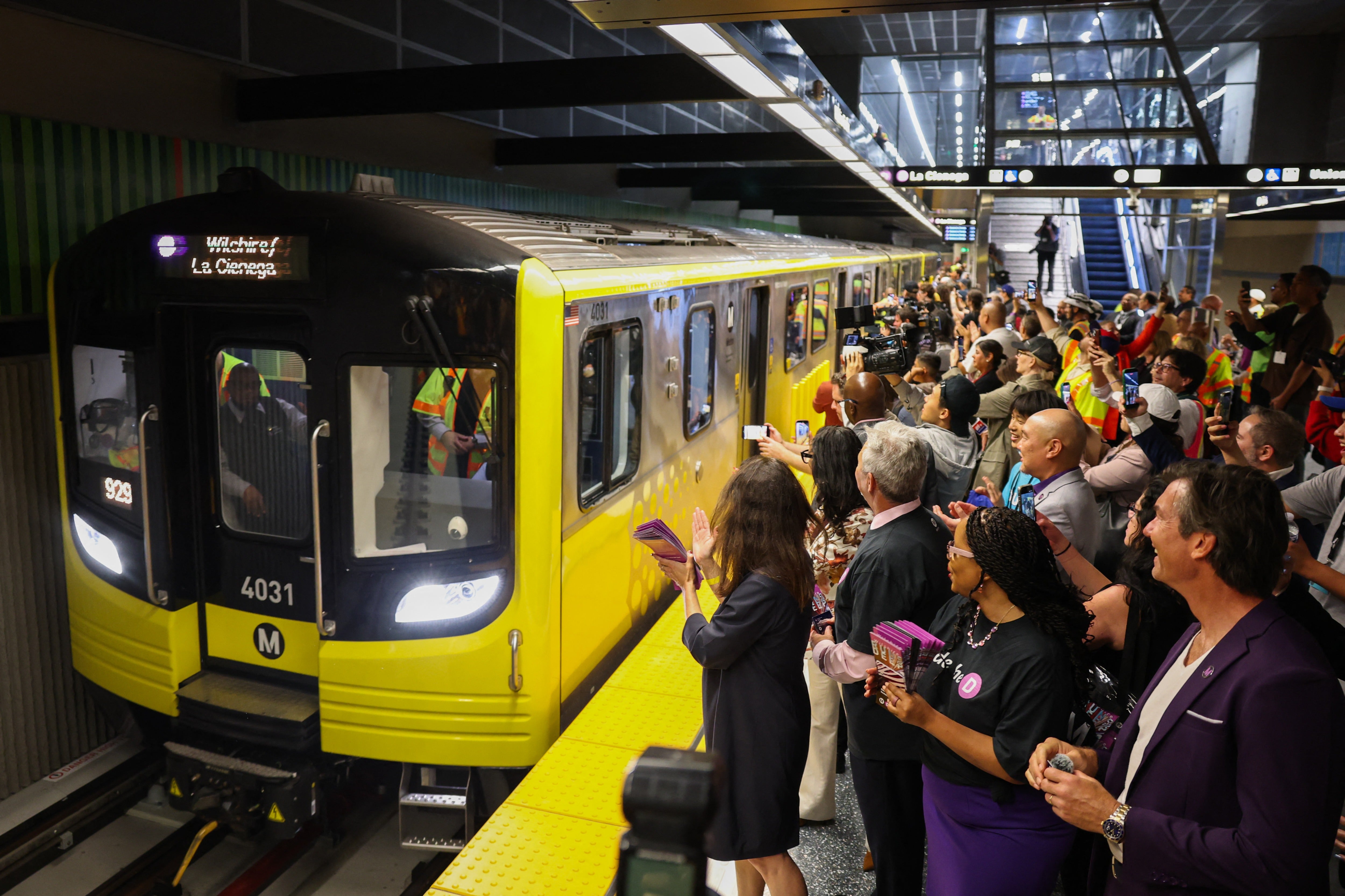 Los Angeles’ Metro ridership surges by two million thanks to a series of high-profile events