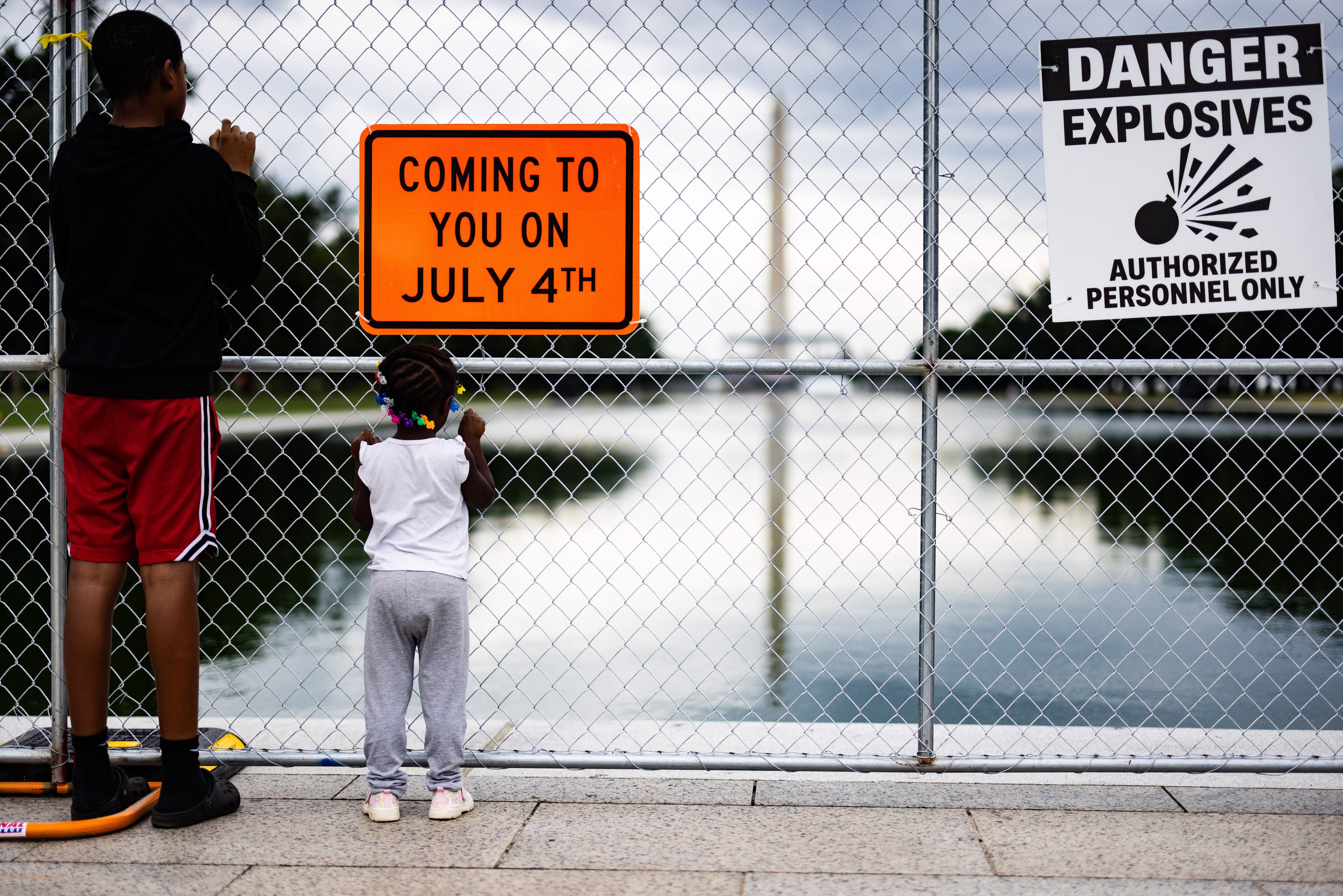 Visitors are less than enchanted by the chain link fence now surrounding the Lincoln Memorial Reflecting Pool, and it could be in place until January 2027. The fencing was put up after President Donald Trump claimed vandals had attacked the renovations