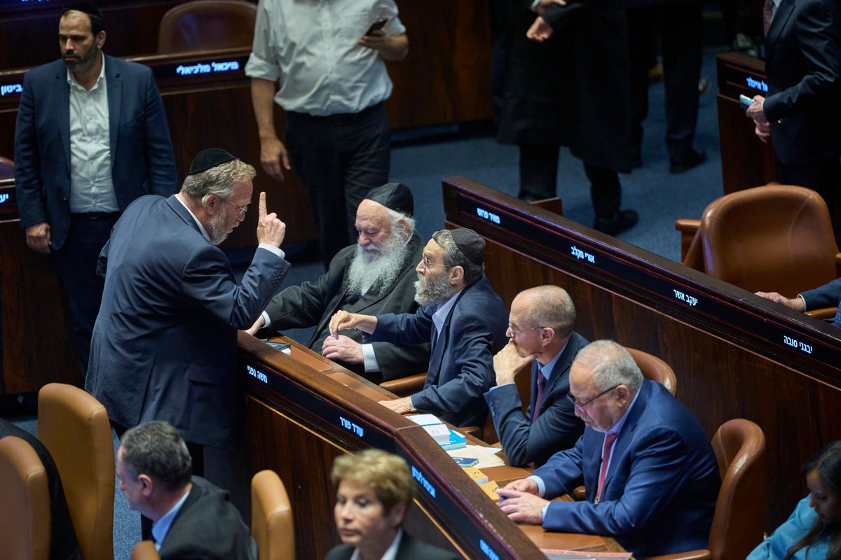 Israel's parliament approves laws to enshrine exemption of ultra-Orthodox men from military service