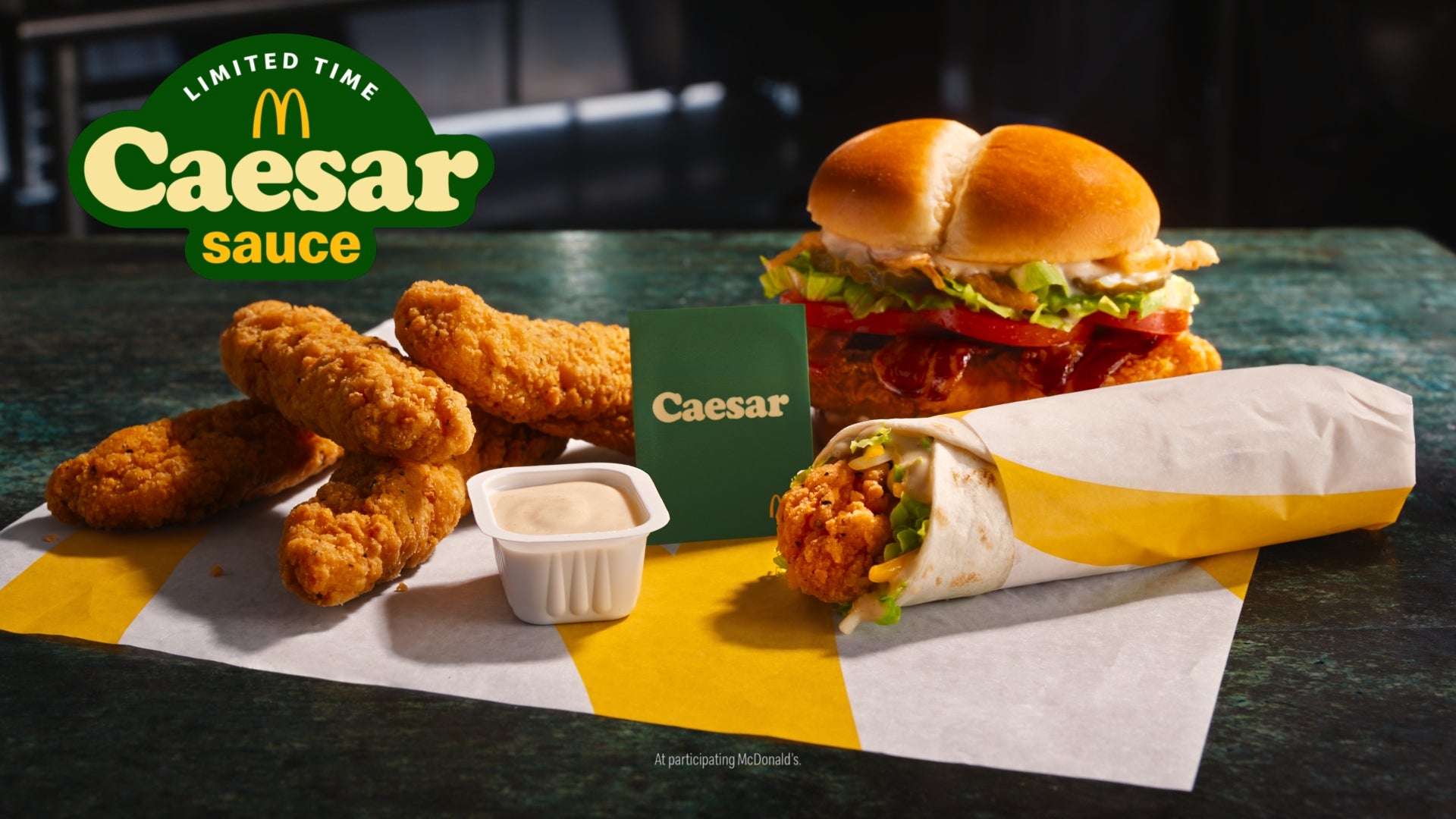 McDonald's is adding Caesar sauce to their chicken menu