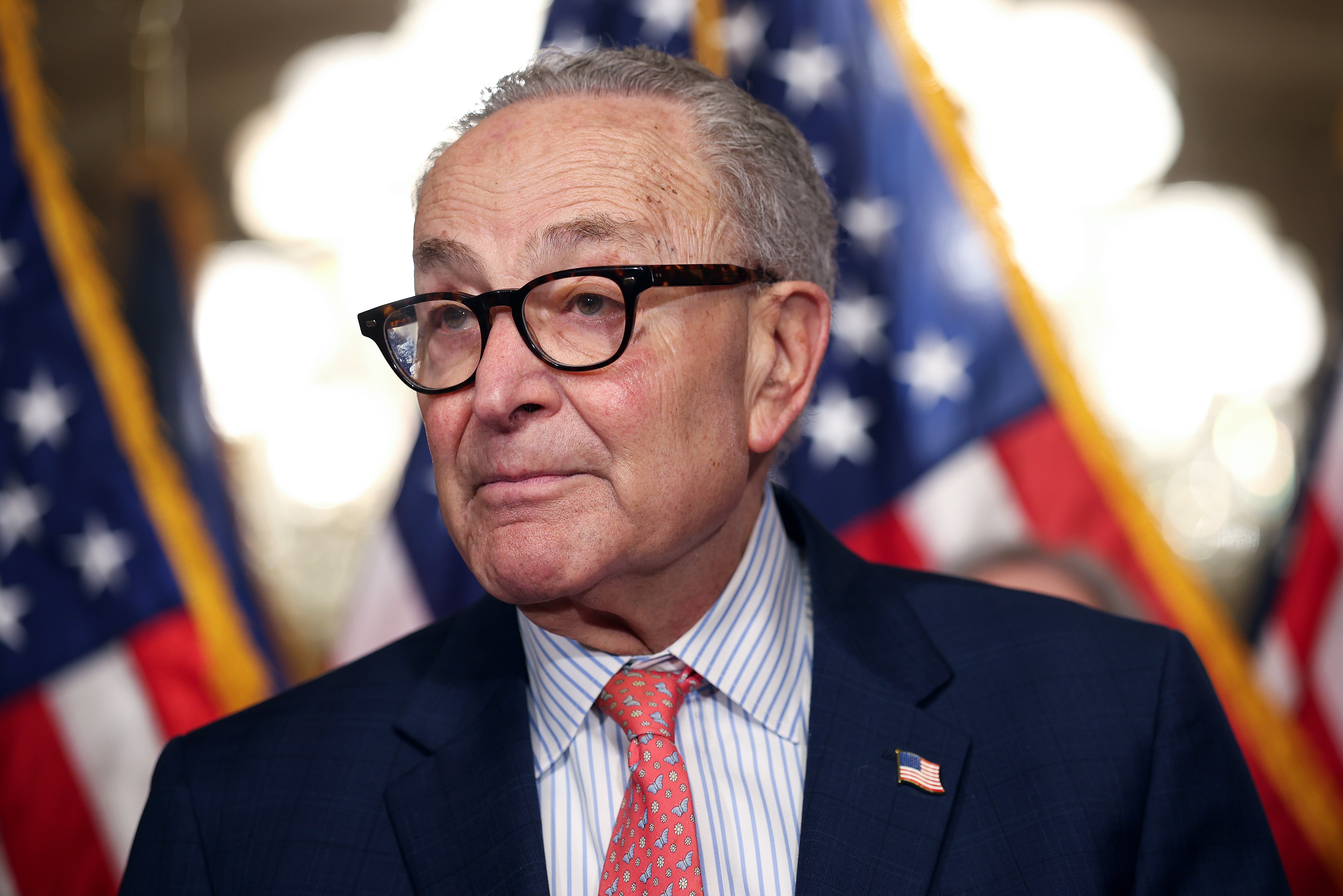 "Trump started this war without authorization, without a strategy, and without an exit," Senator Chuck Schumer of New York, the Senate's Democratic leader, said
