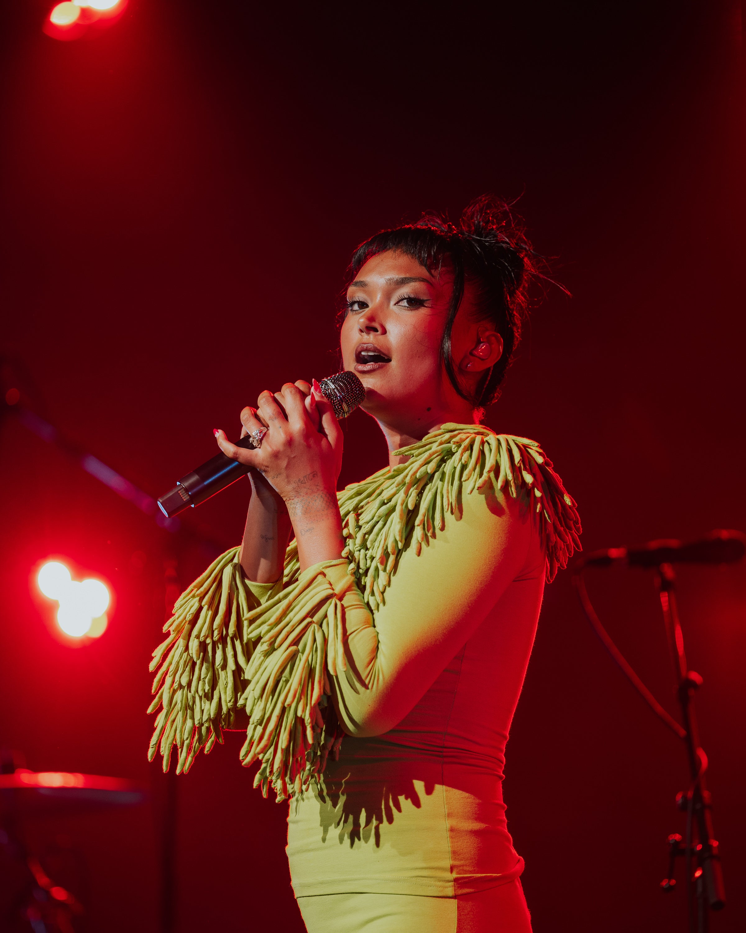 Joy Crookes performs at the Montreux Jazz Festival
