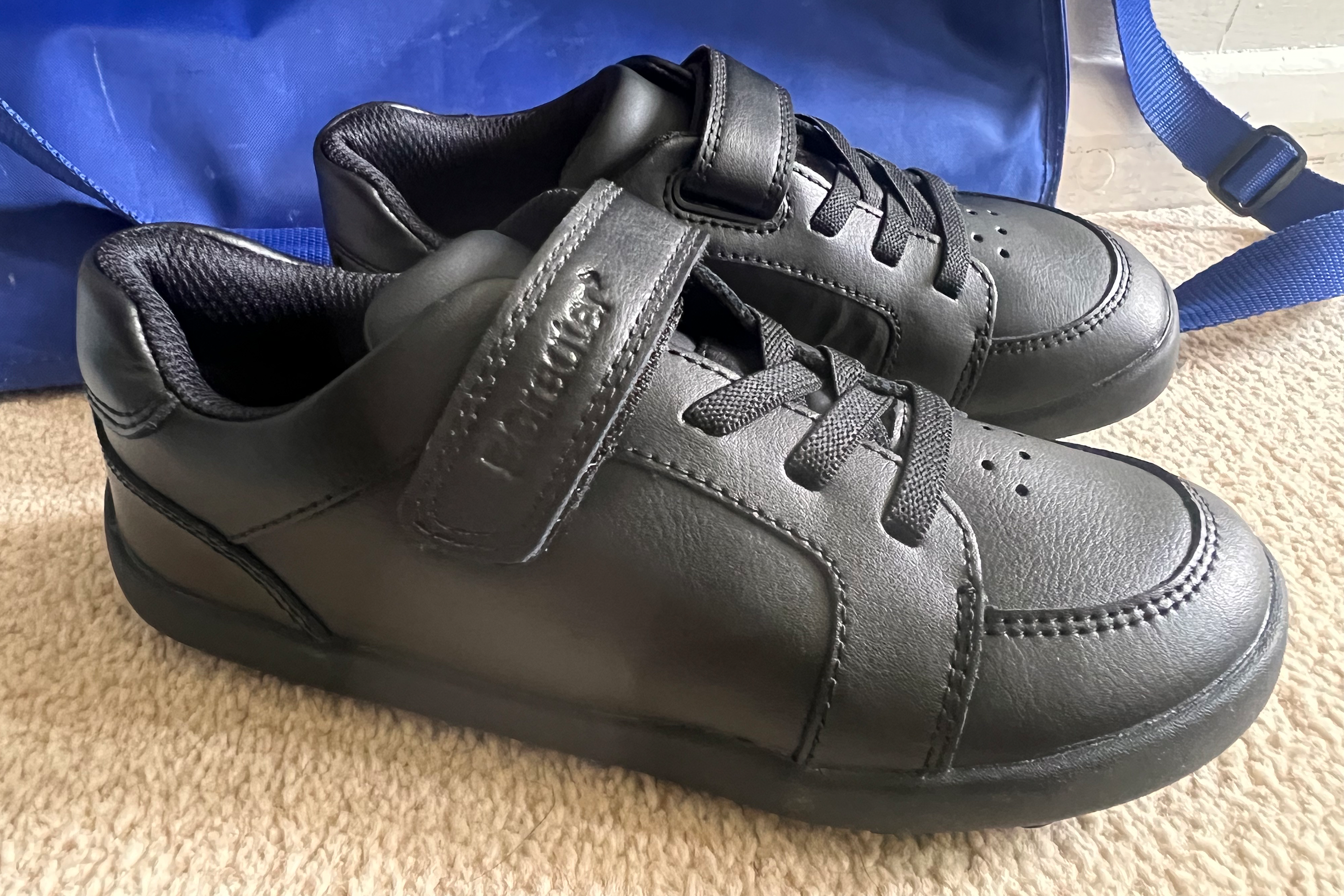 This is a foot-health forward school shoe (Sarah Dawson/The Independent)