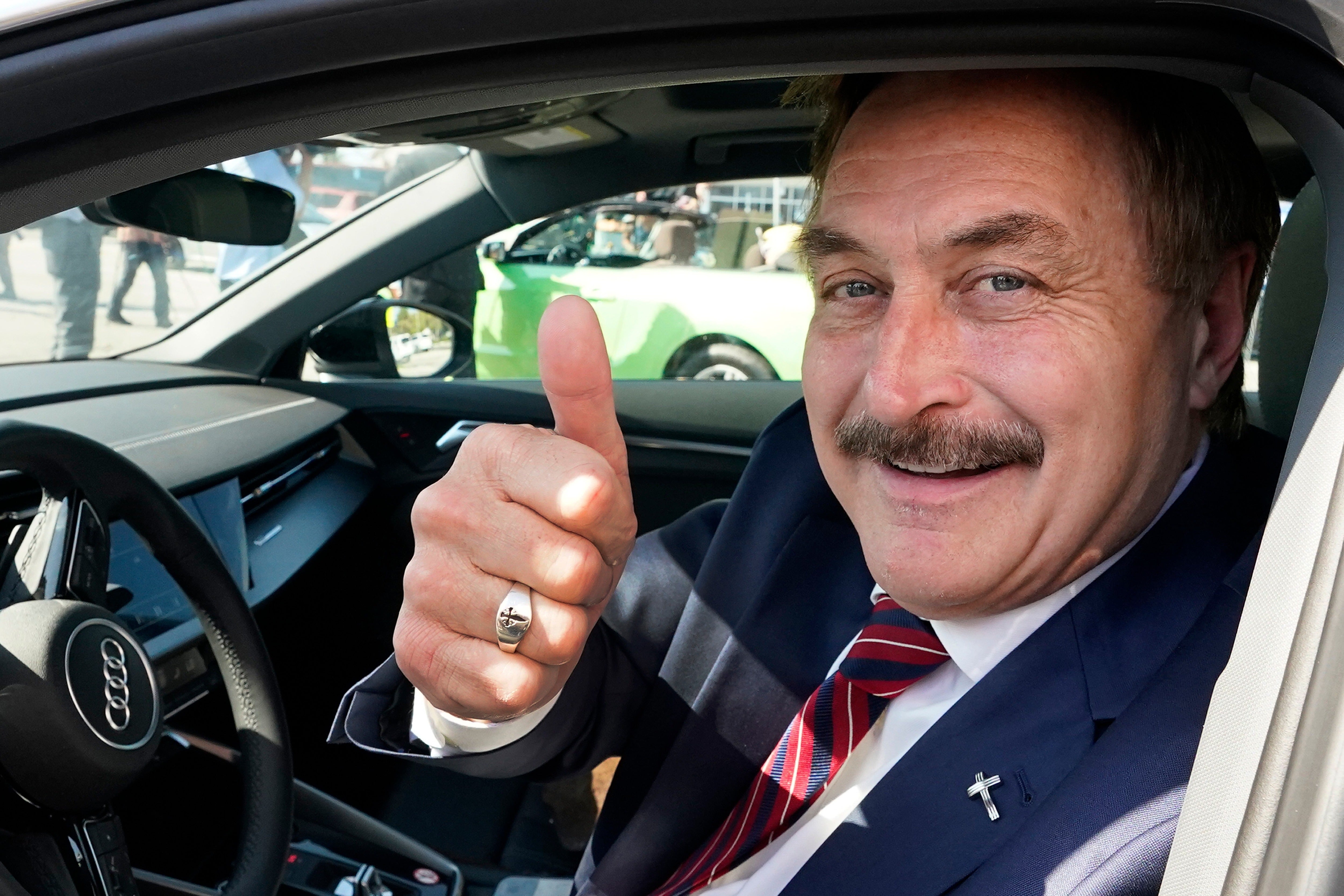 Lindell established his national profile from his TV advertising campaign and he’s has been one of Trump’s most outspoken supporters, echoing the president’s false claims that his 2020 election defeat to Democrat Joe Biden was fraudulent