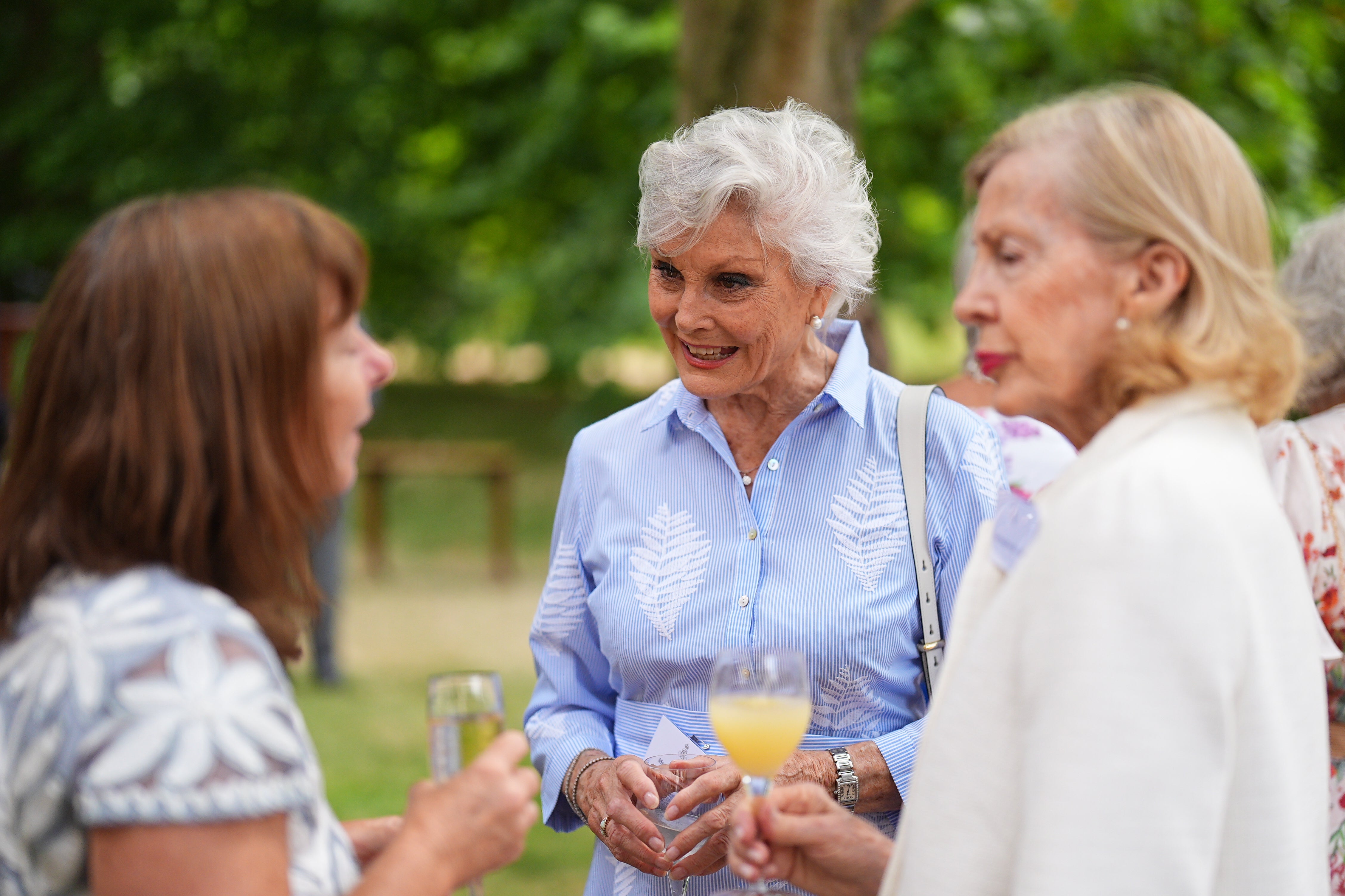 Angela Rippon was also present at the reception (PA Wire)