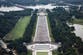 As the DC Reflecting Pool is drained, the gash Trump claimed vandals caused is hard to find