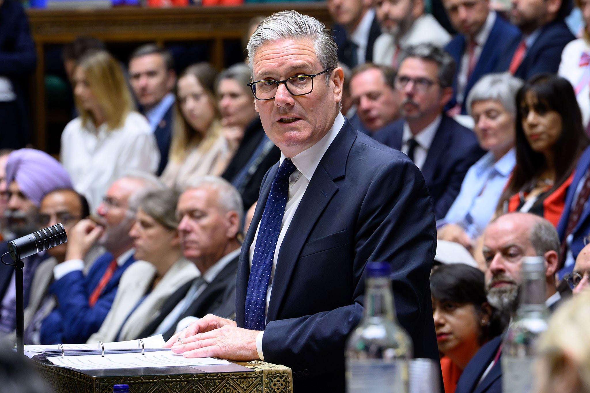 Starmer was also gutted by England’s defeat (House of Commons)