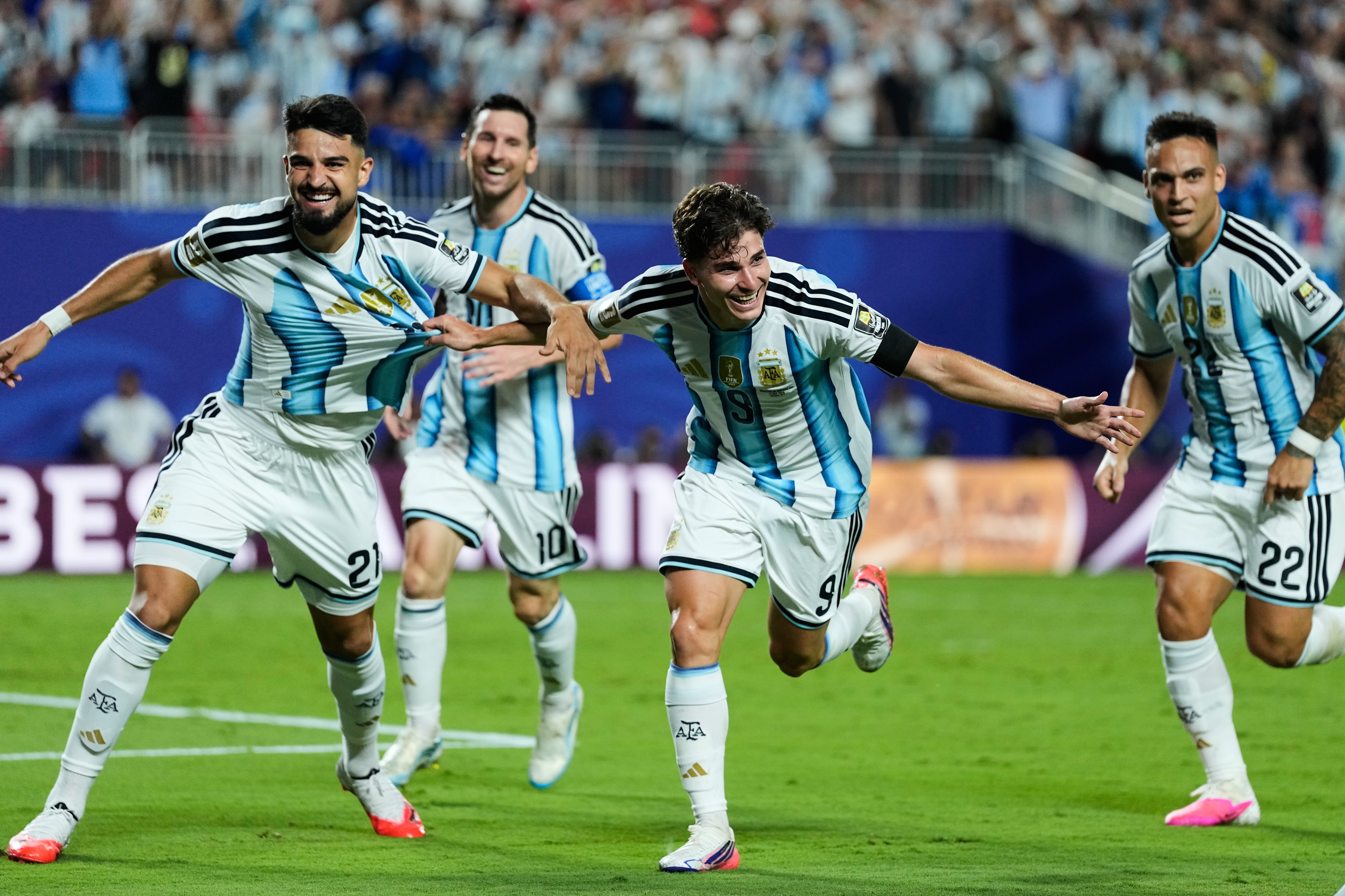 Julian Alvarez and Lautaro Martinez will compete for one jersey tonight