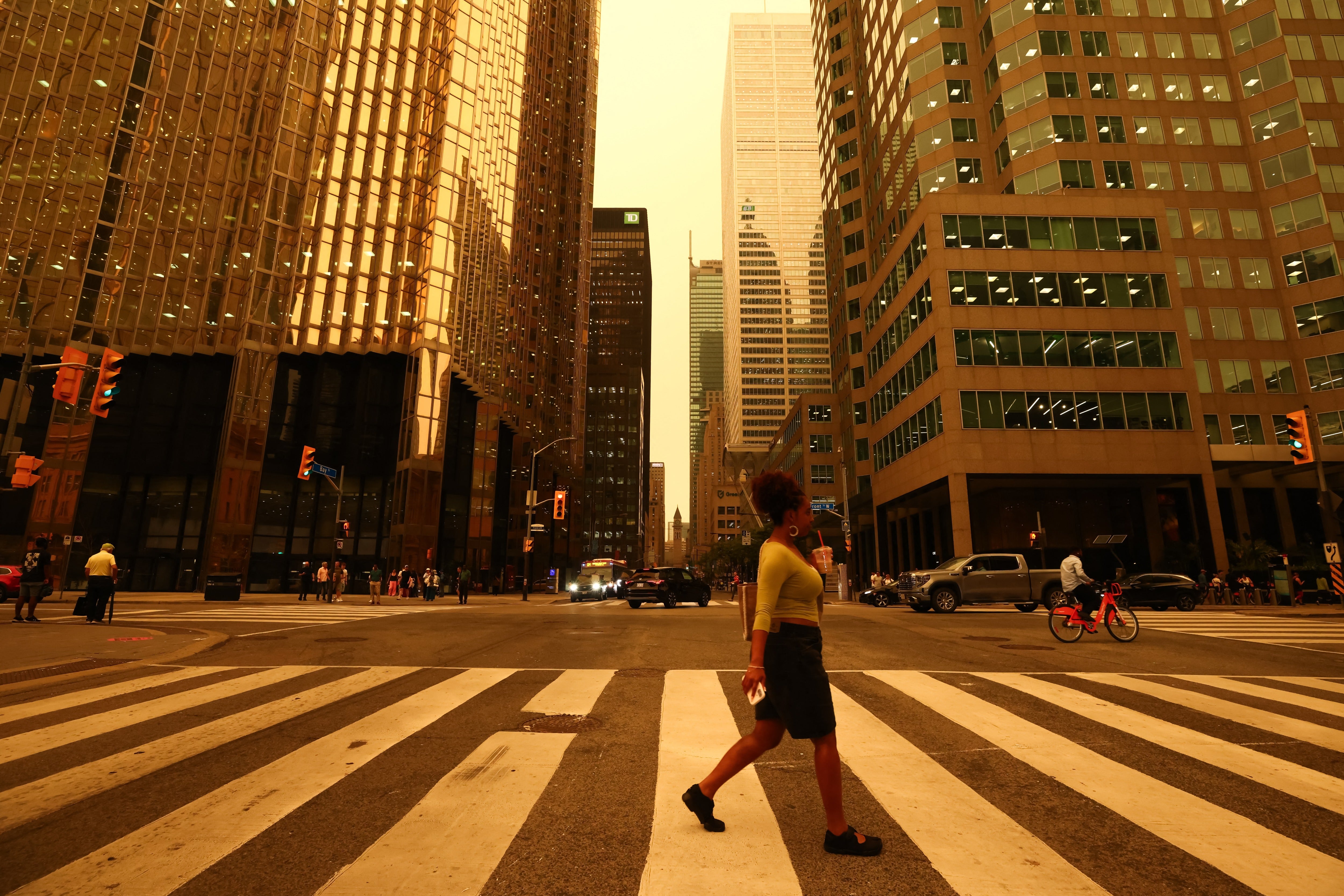 The smoke is expected to spread to large swaths of the Midwest and Northeast U.S. this week, exposing millions of people to dangerous air pollution