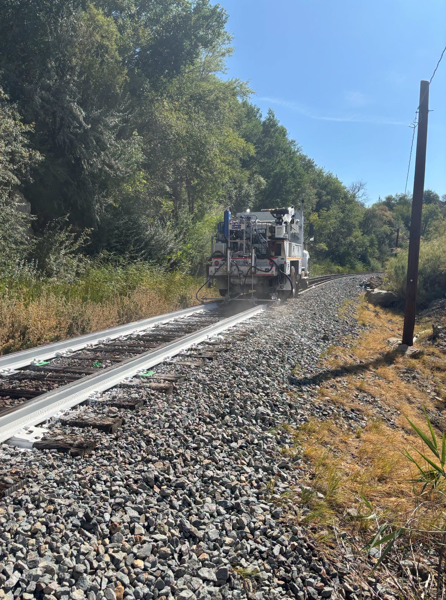 In 2025, Union Pacific began painting certain stretches of rails white 'to reflect the sun's rays instead of absorbing them,' a company spokesperson said