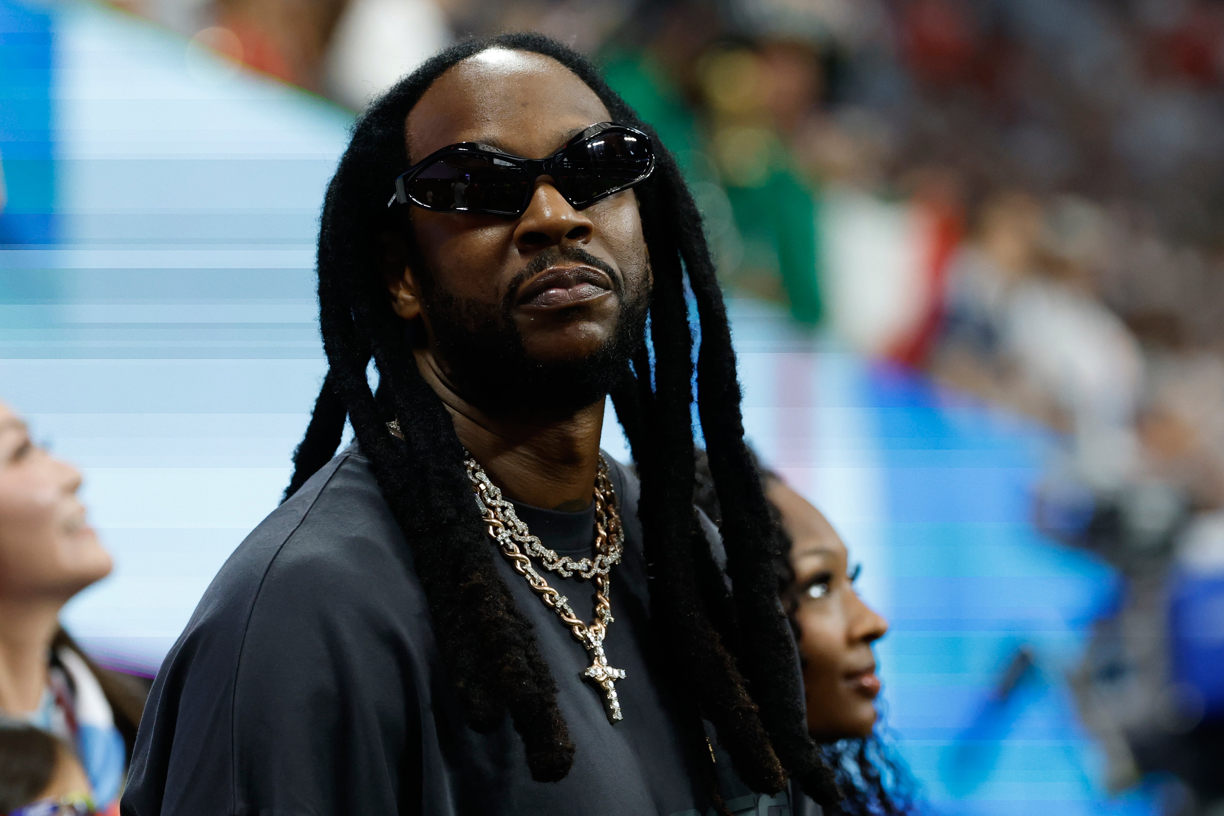 American rapper 2 Chainz was also spotted in the crowd