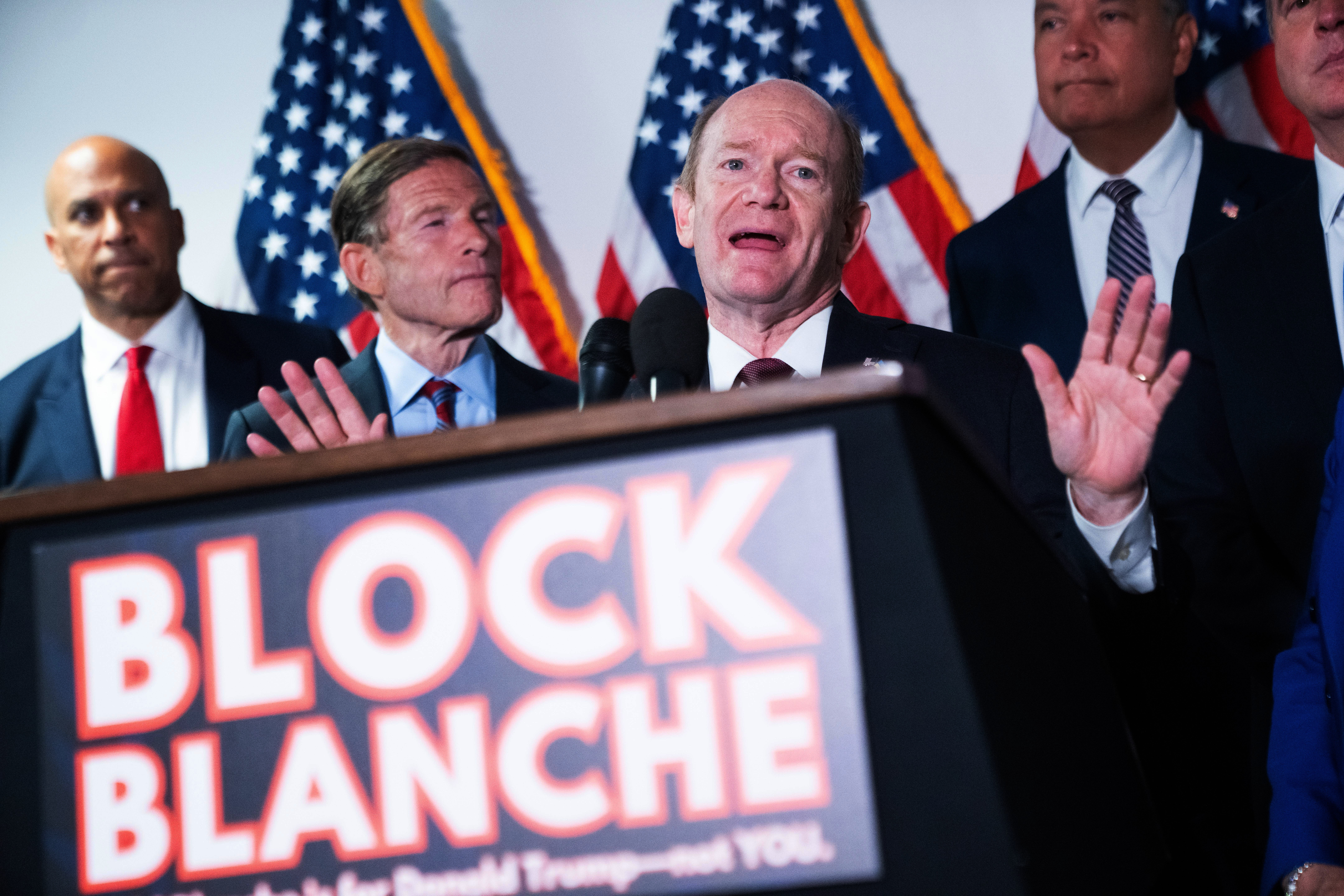 Democrats on the committee aren’t convinced that Blanche’s days of earning millions as Trump’s personal attorney are behind him