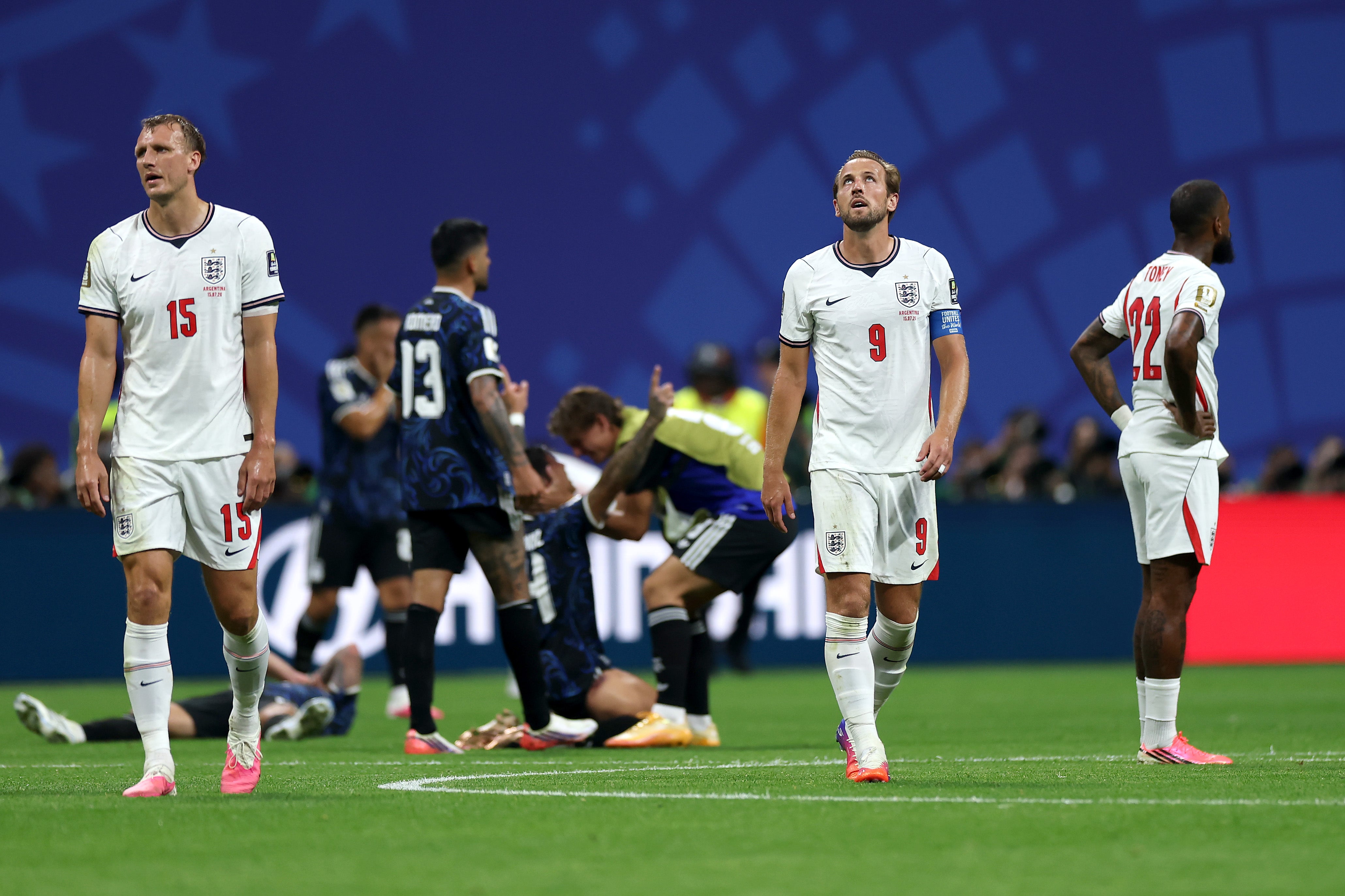 Kane said England holding on to 1-0 was ‘not enough’ at his level